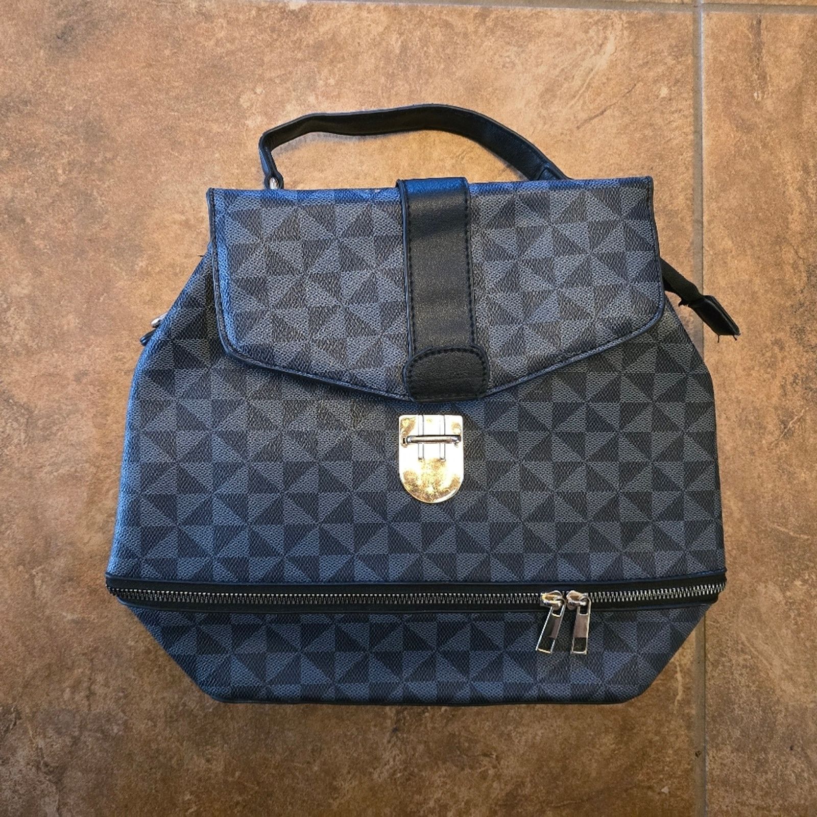 Other Navy Gold Detailed Bucket Bag Size ONE SIZE - 4 Thumbnail