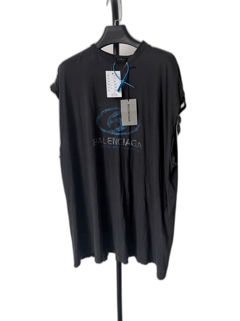 Balenciaga Balenciaga Men's Black Short Sleeve T-Shirt Size US M / EU 48-50 / 2 - 1 Thumbnail