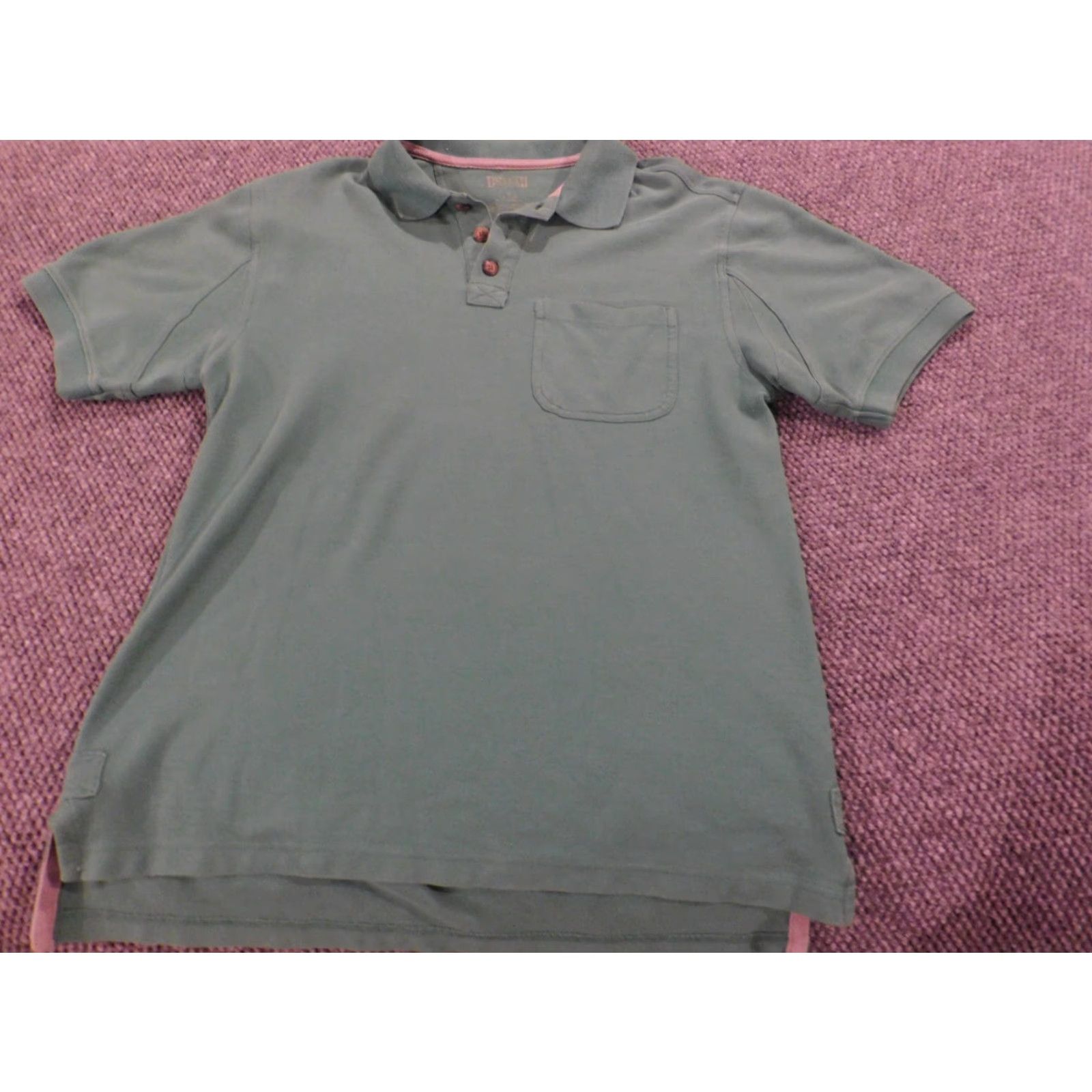 Duluth Trading Company Duluth Polo Shirt Mens Small Green Classic Knit Polyester Short Sleeve Collared Logo All Seasons Golf Size US S / EU 44-46 / 1 - 3 Thumbnail