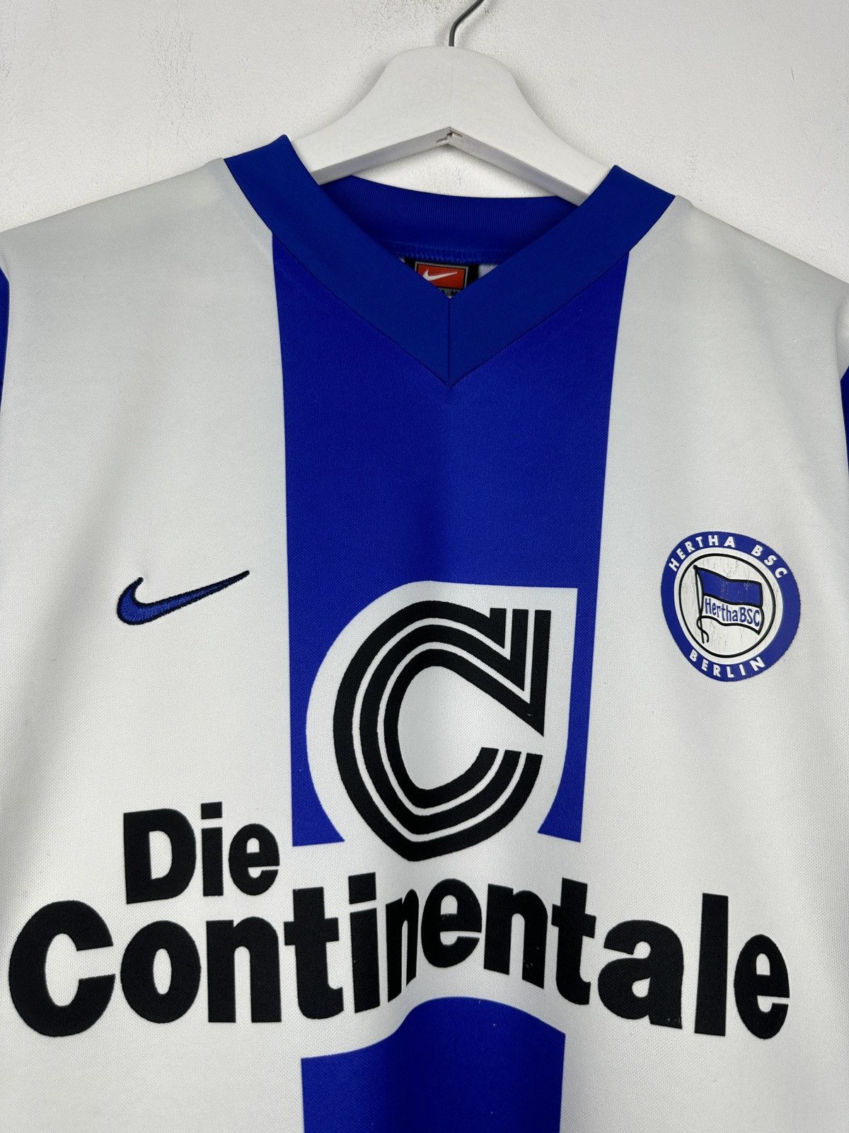 Nike Hertha Berlin 1999 Home Soccer Jersey Football Shirt Size US M / EU 48-50 / 2 - 4 Thumbnail
