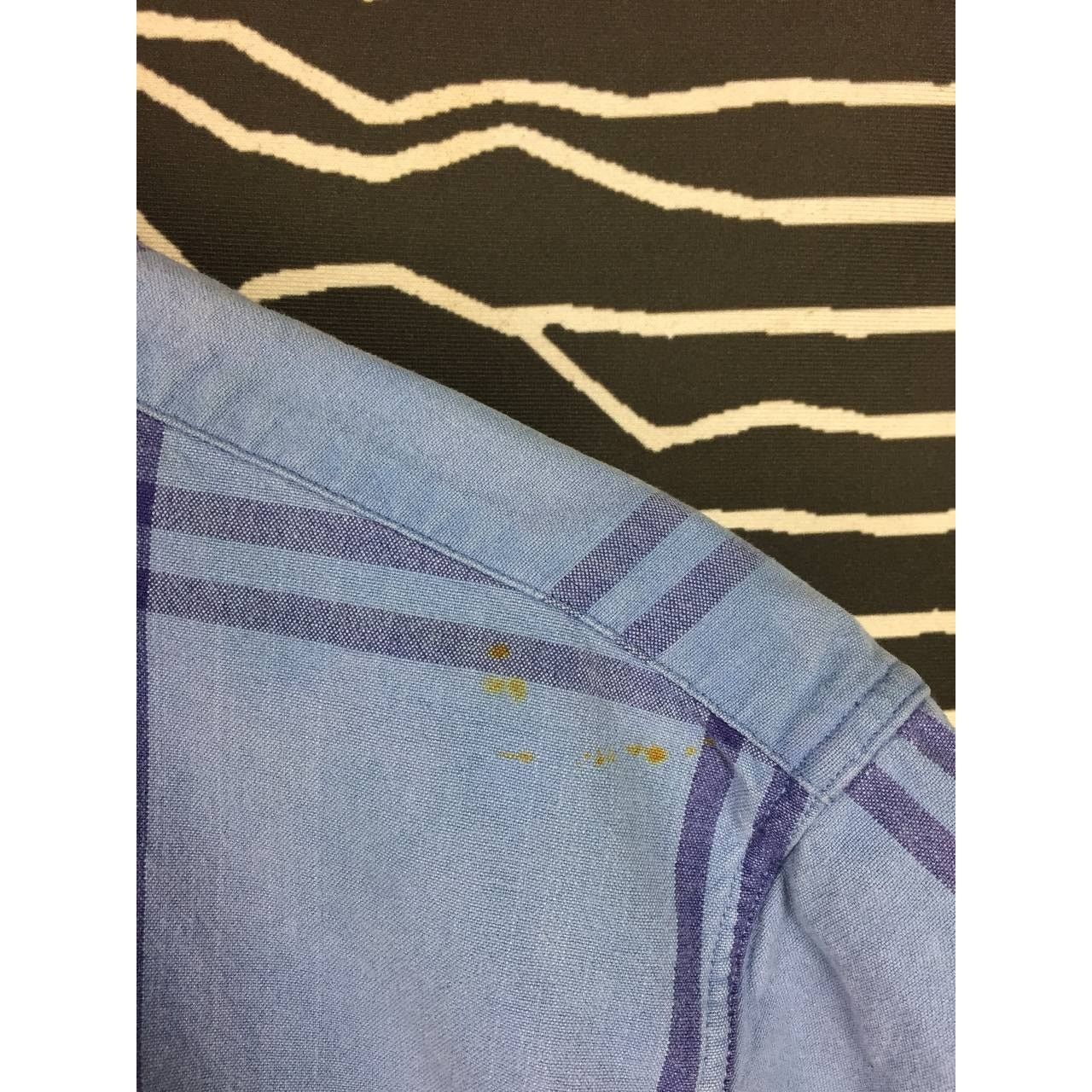 Polo Ralph Lauren × Vintage Vtg Polo Ralph Lauren Adams Short Sleeve Plaid Shirt Size US M / EU 48-50 / 2 - 6 Thumbnail