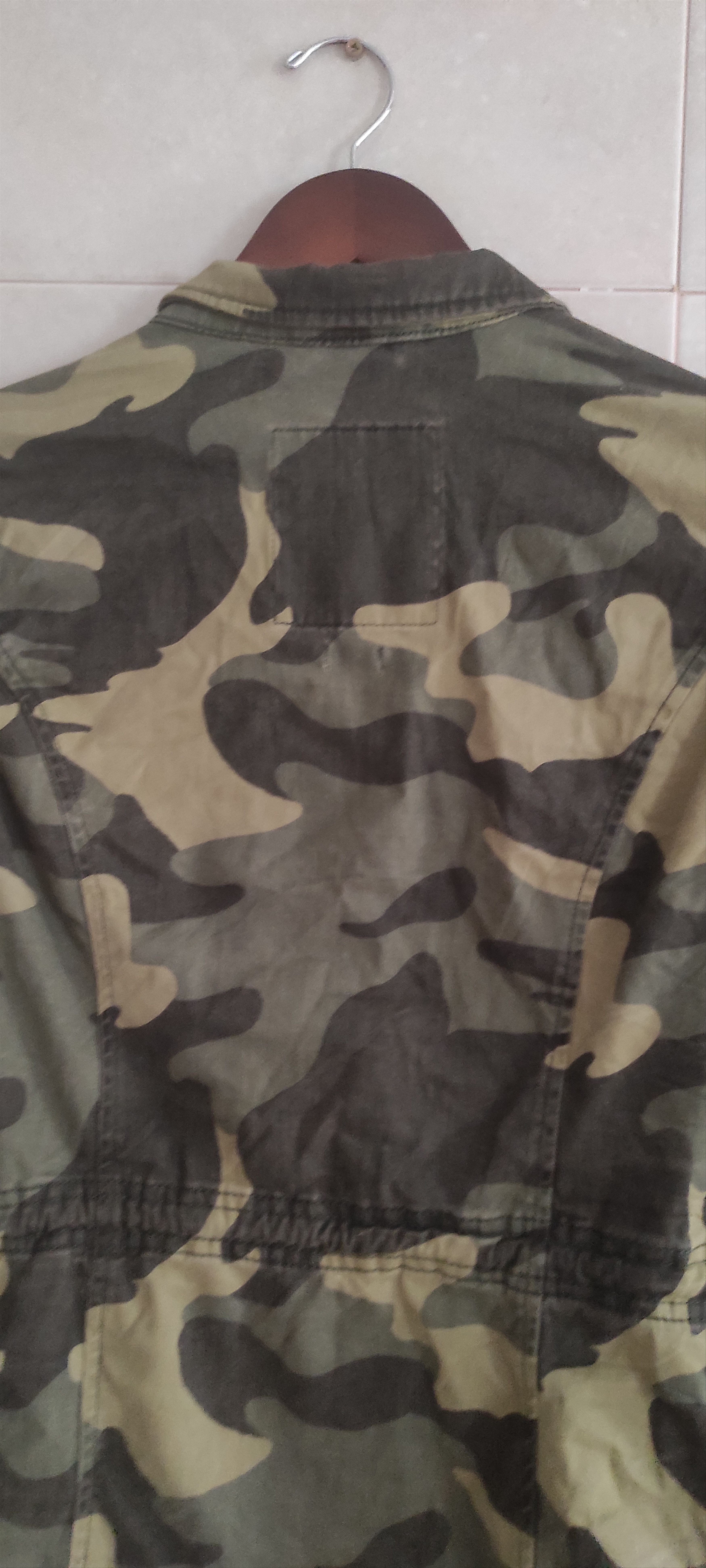 Hollister Hollister Utility Military Style Camo Camouflage Jacket Size S / US 4 / IT 40 - 24 Thumbnail