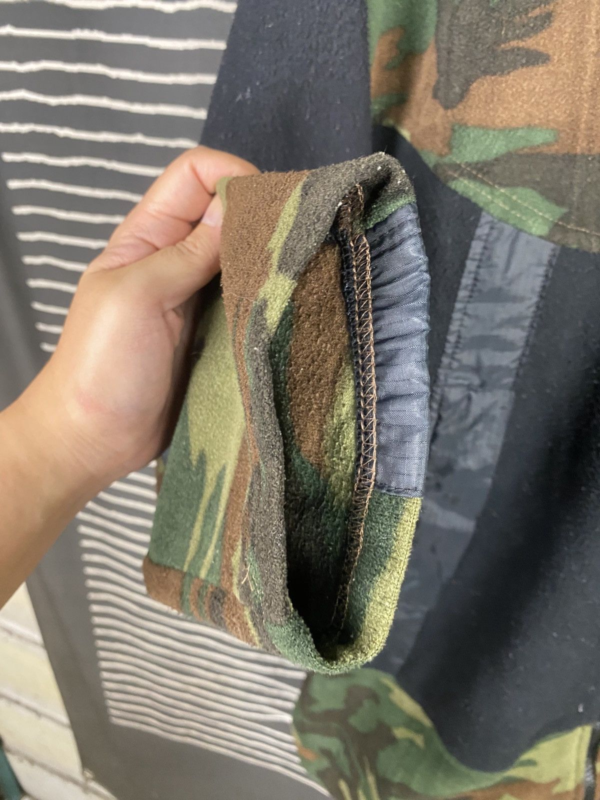 Stussy Vintage 90s Stüssy Sport fleece jacket camouflage pattern Size US XL / EU 56 / 4 - 7 Thumbnail