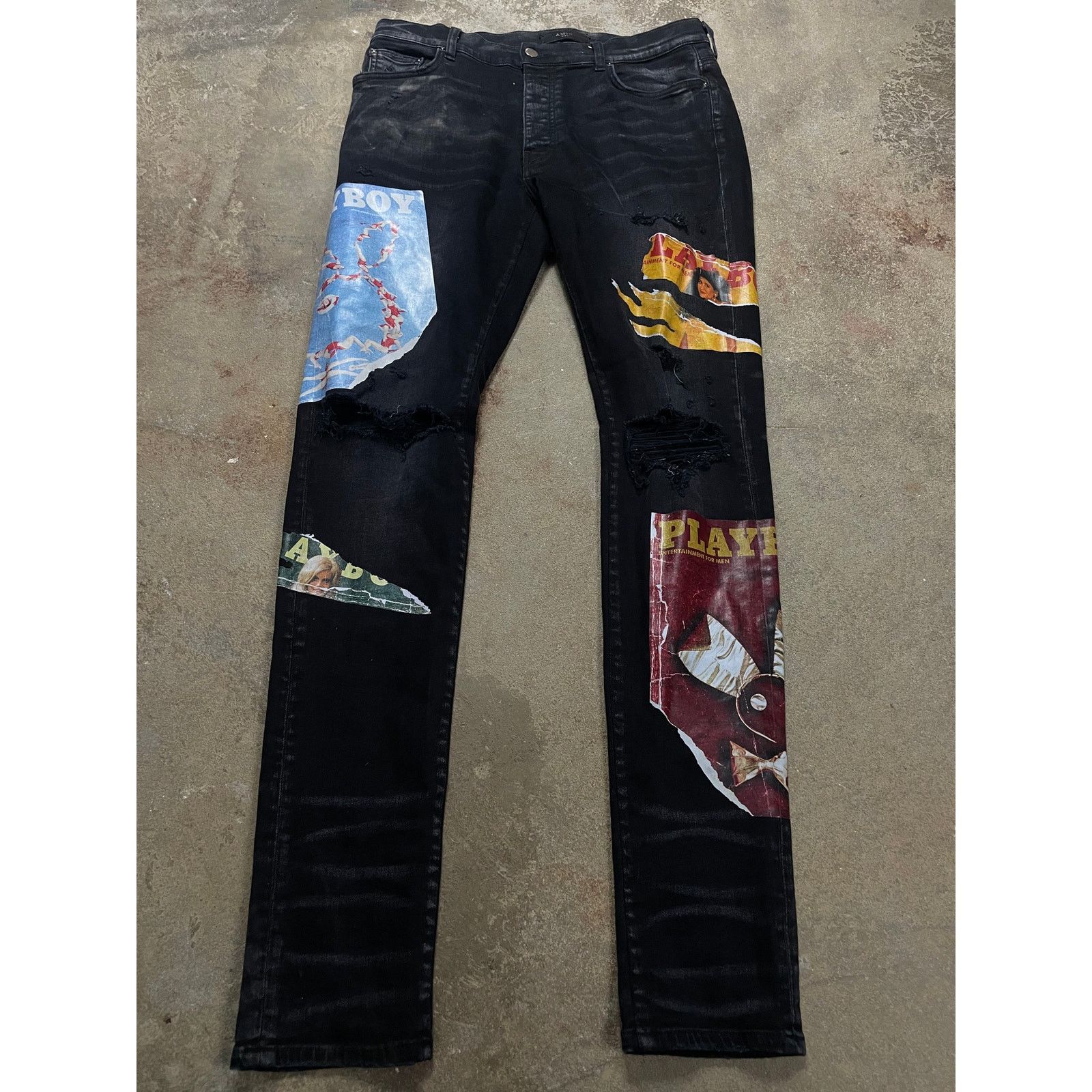 AMIRI Playboy Magazine Skinny 28 Amiri x Playboy Magazine Skinny