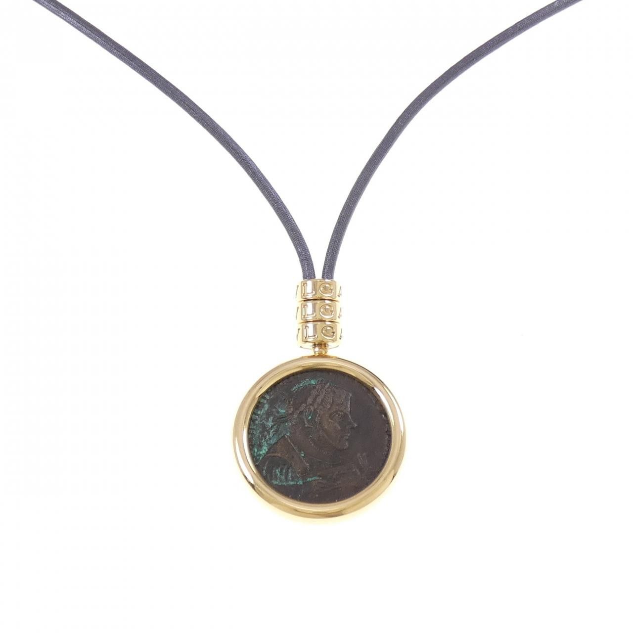 Bvlgari Bvlgari Bvlgari Monete 750 Yellow Gold Bronze Necklace Precious Metal Necklace DUTY FREE for USA Size ONE SIZE - 1 Thumbnail