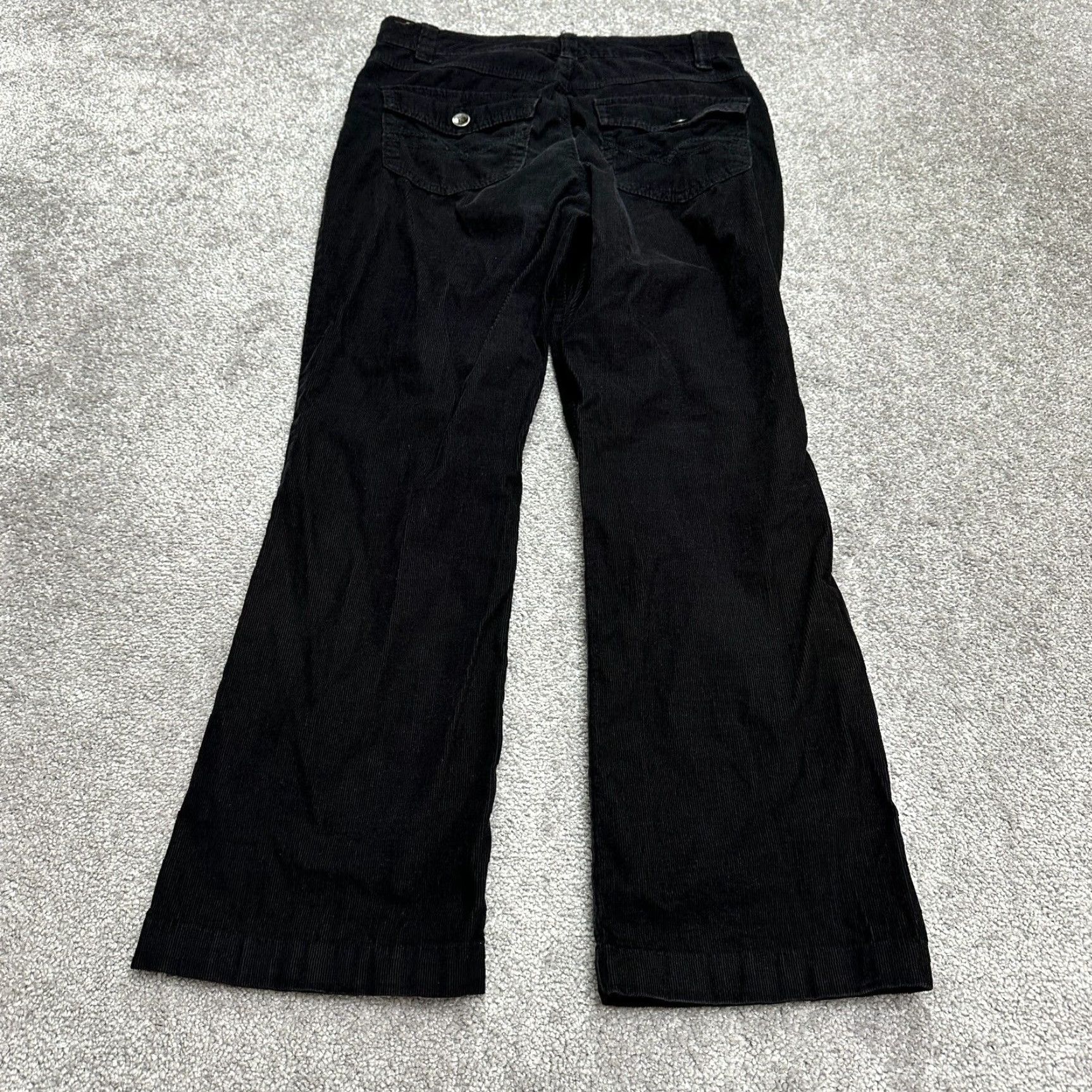 Nine West Nine West Womens Jeans Corduroy Black Bootcut High Rise Casual Classic 4 30x28 Size 30" / US 8 / IT 44 - 2 Thumbnail