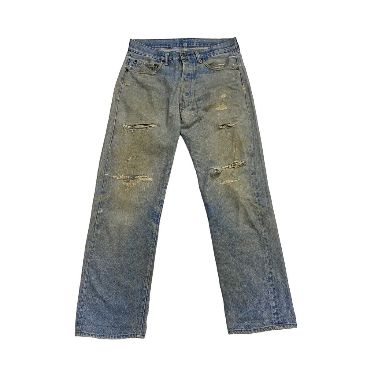 Levi's Vintage 60s Levis 501 Redline _6 Selvedge Single R Size US 30 / EU 46 - 1 Thumbnail