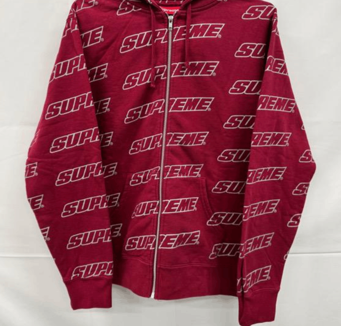 Supreme SUPREME 18SS Repeat Zip Up Hooded Sweatshirt/ Size US M / EU 48-50 / 2 - 2 Thumbnail