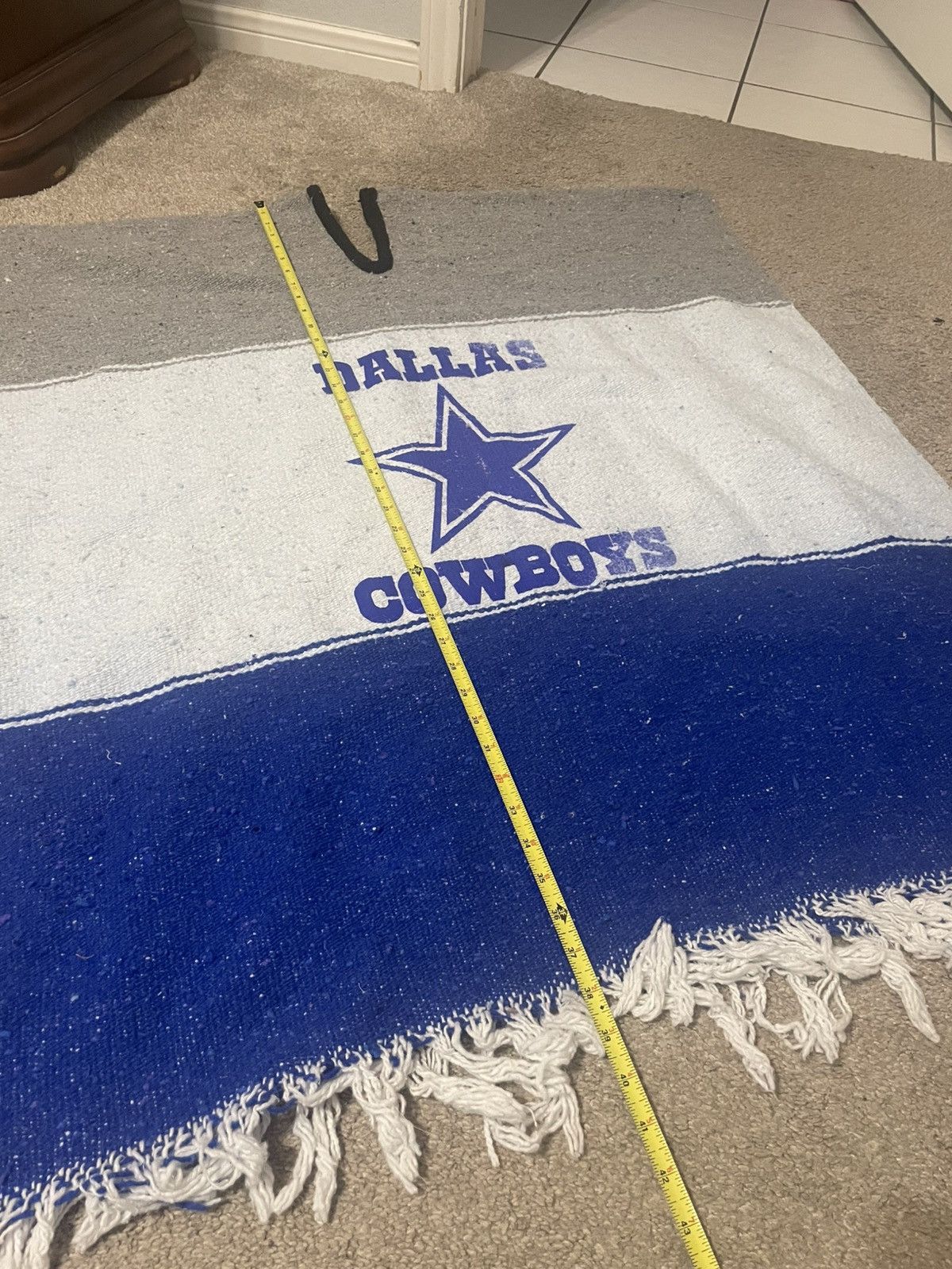 NFL NFL Dallas Cowboys Poncho Oversized Mexican Blanket Style Size US XXL / EU 58 / 5 - 3 Thumbnail