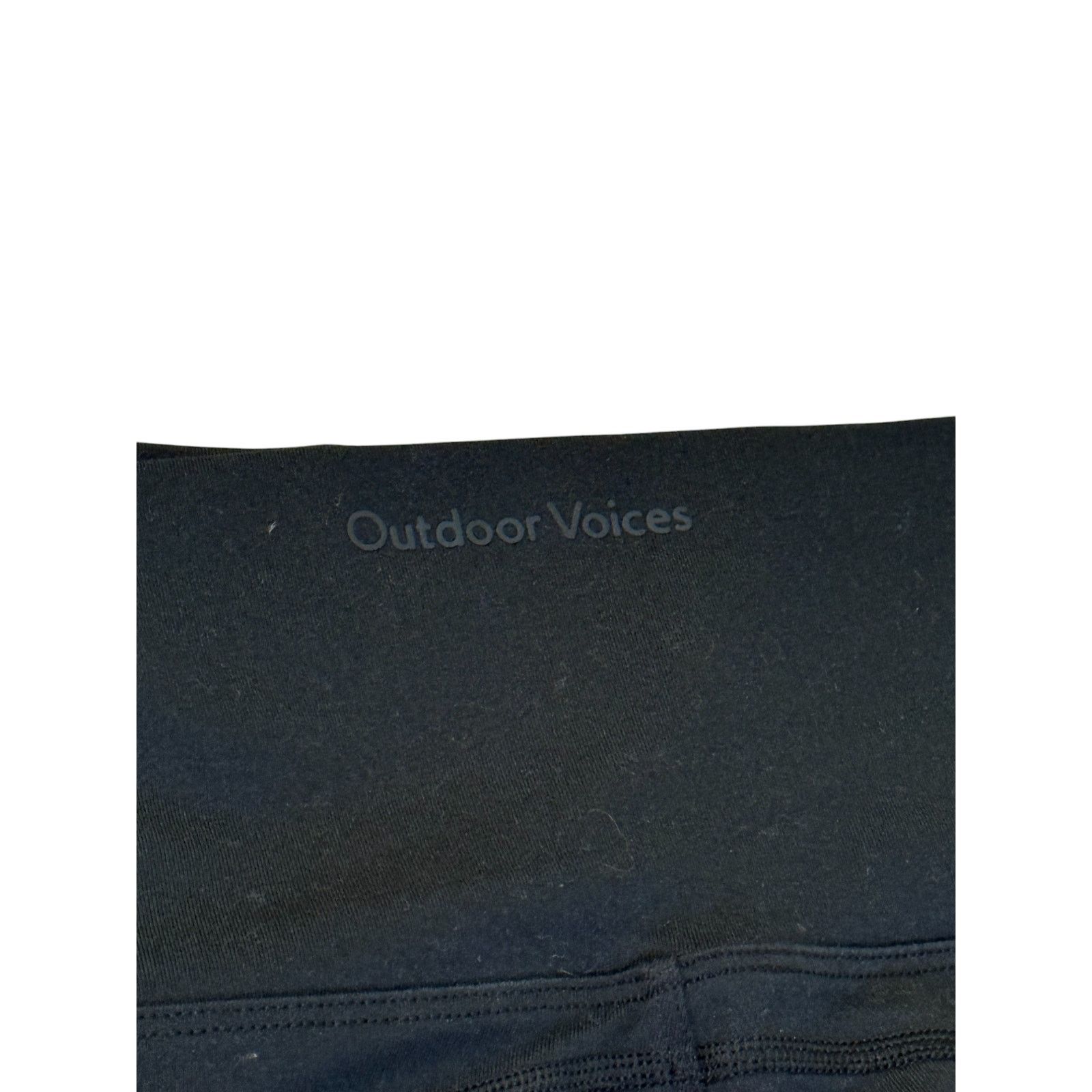 Outdoor Voices Outdoor Voices Shorts Women Small Black Spandex Athleisure Size 23" - 3 Thumbnail