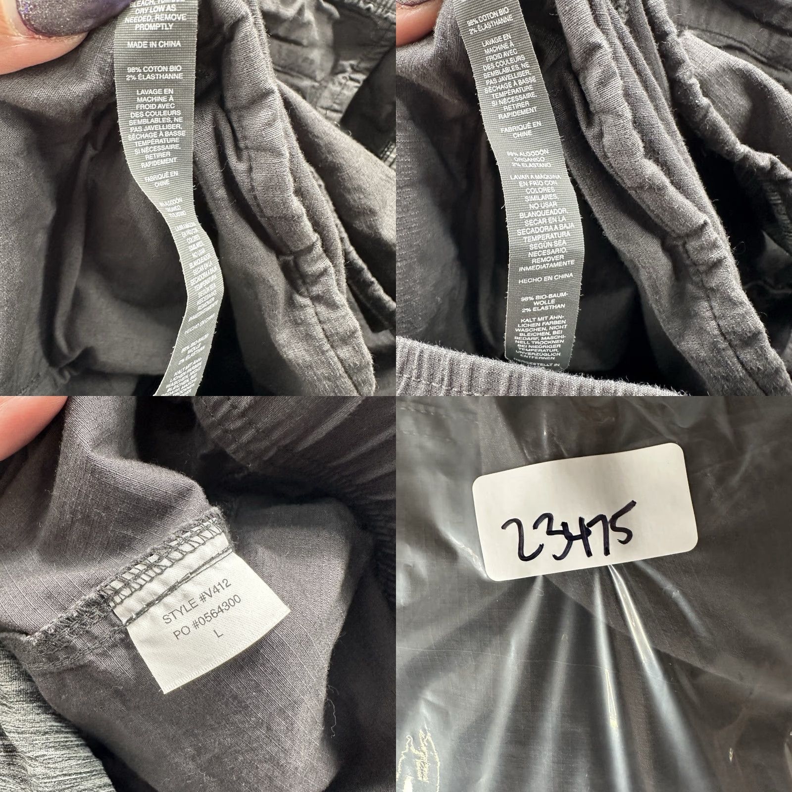 Vuori Vuori Ripstop Climber Pants Mens Large Gray Slim Tapered V412 Outdoors Athleisure Hiking Climbing Preppy Mens Size US 33 - 10 Thumbnail