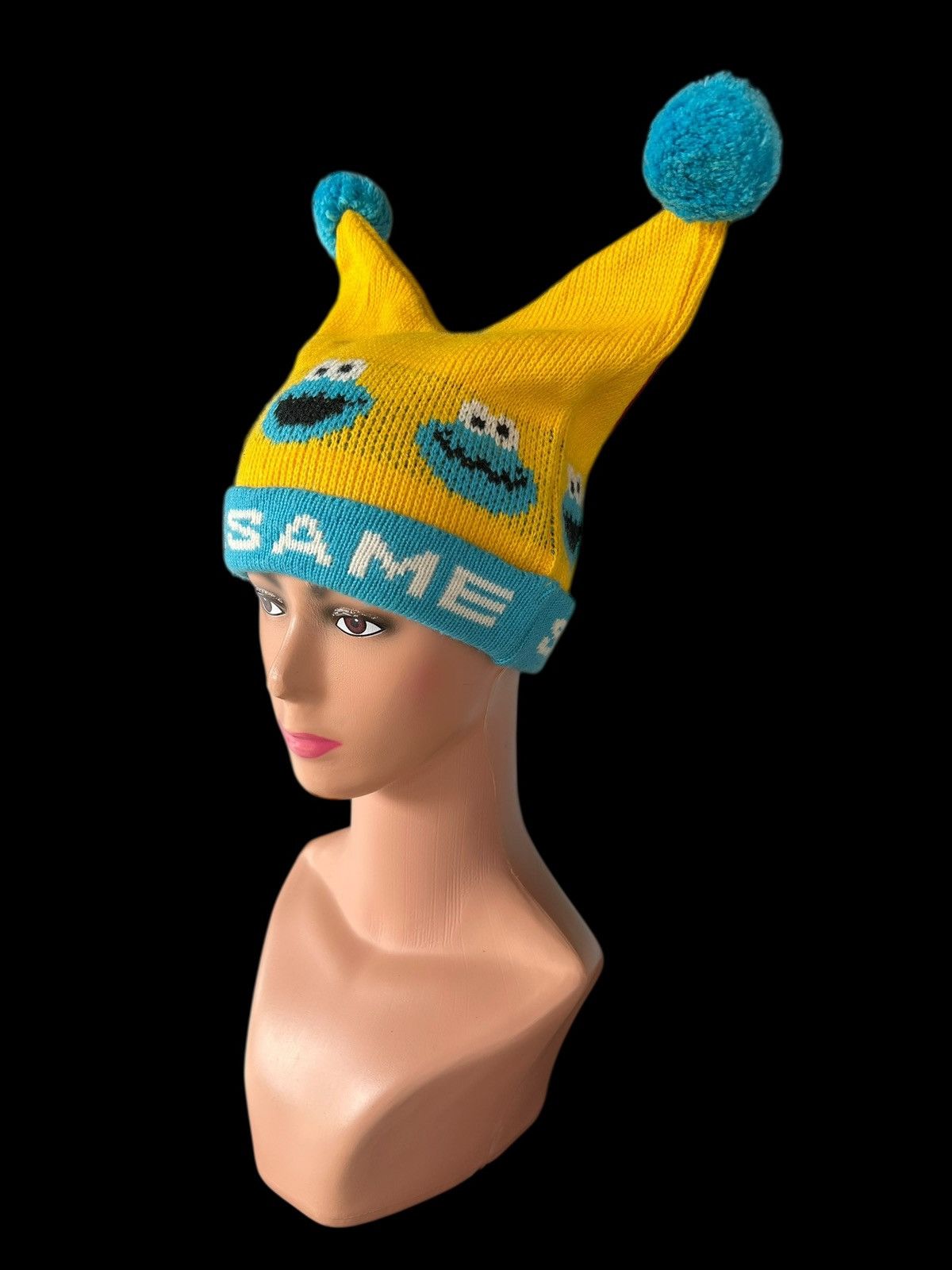 Kapital Vintage Sesame Street Horn Devil Beanie Hats Size ONE SIZE - 3 Thumbnail