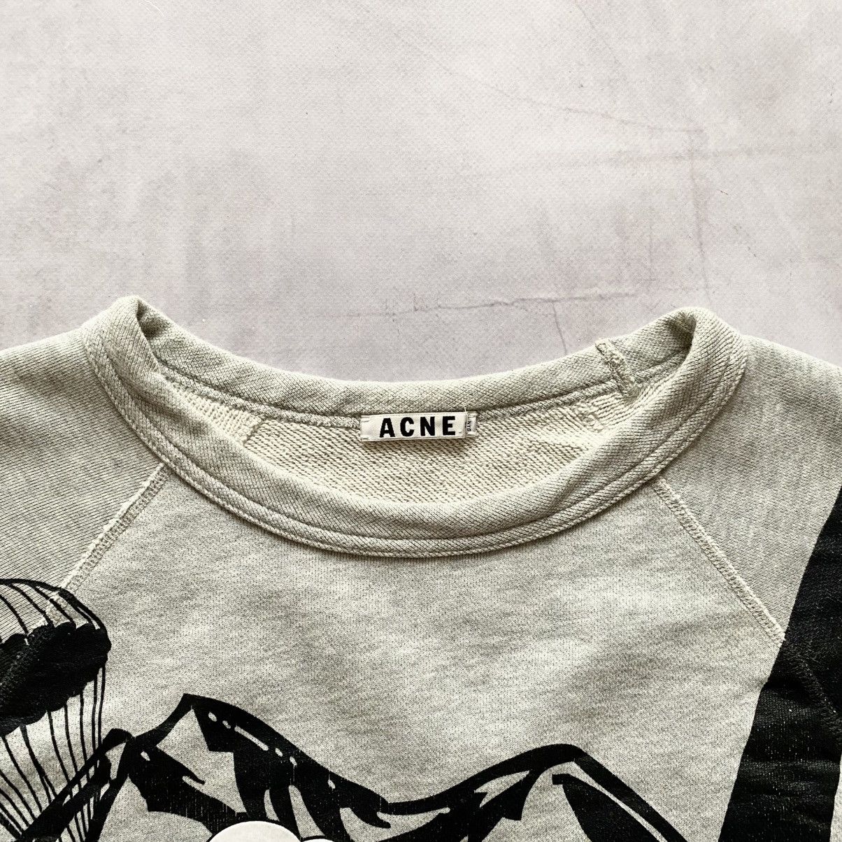 Acne Studios × Designer Acne Studios SS13 College Detroit Big Logo Sweatshirt Size US S / EU 44-46 / 1 - 4 Thumbnail