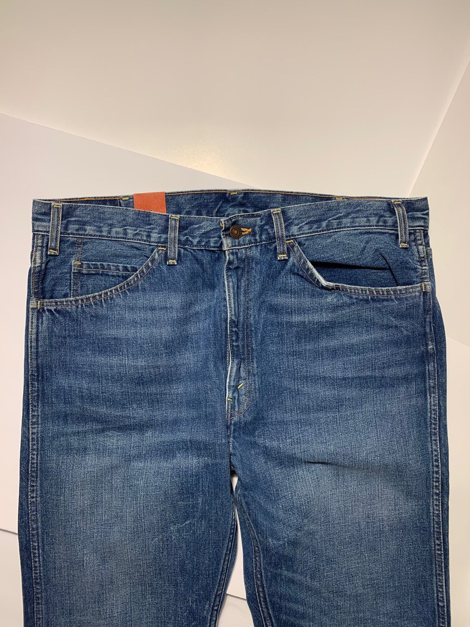 Levi's Vintage Clothing LVC SS18 606 Slim "Forever Blue" Orange Tab Jeans Big E Size US 38 / EU 54 - 6 Thumbnail