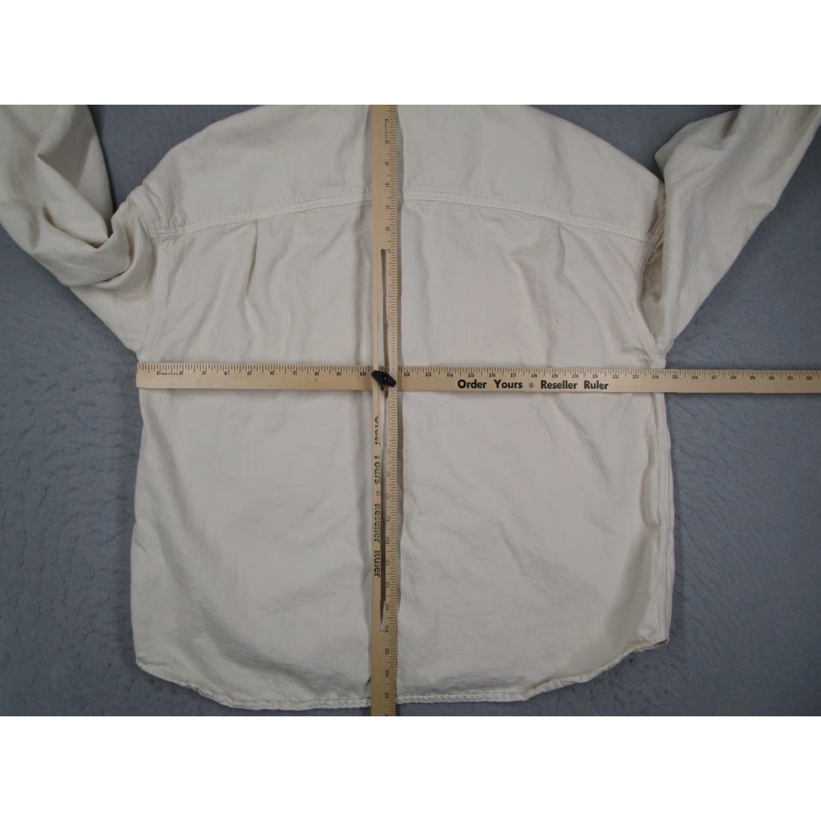 Citizens Of Humanity VINTAGE not applicable so start with main Selling Point or Brand: Citizens of Humanity Shirt Mens XL Beige Twill Button Front Casual Made In USA Size US XL / EU 56 / 4 - 7 Thumbnail