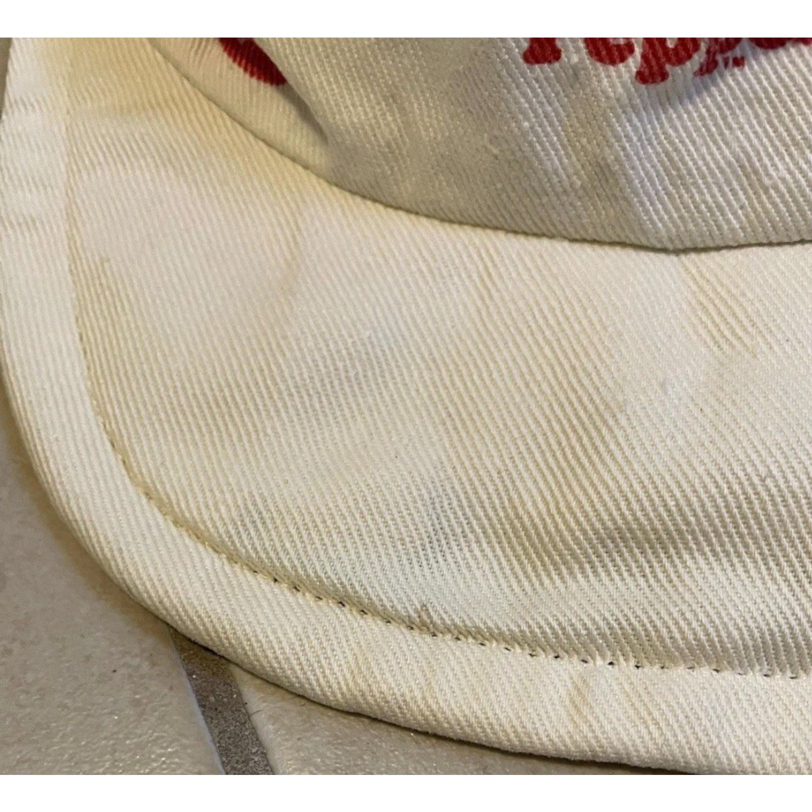 Vintage VINTAGE 80s Dr Pepper Visor Hat White Strapback Beach Surf Promotional Sunglass Sunglass? Size ONE SIZE - 3 Thumbnail