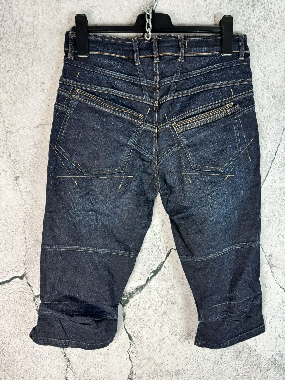 Marithe + Francois Girbaud Vintage Y2K Marithe Francois Girbaud MFG Baggy Jeans Short Size US 32 / EU 48 - 2 Thumbnail