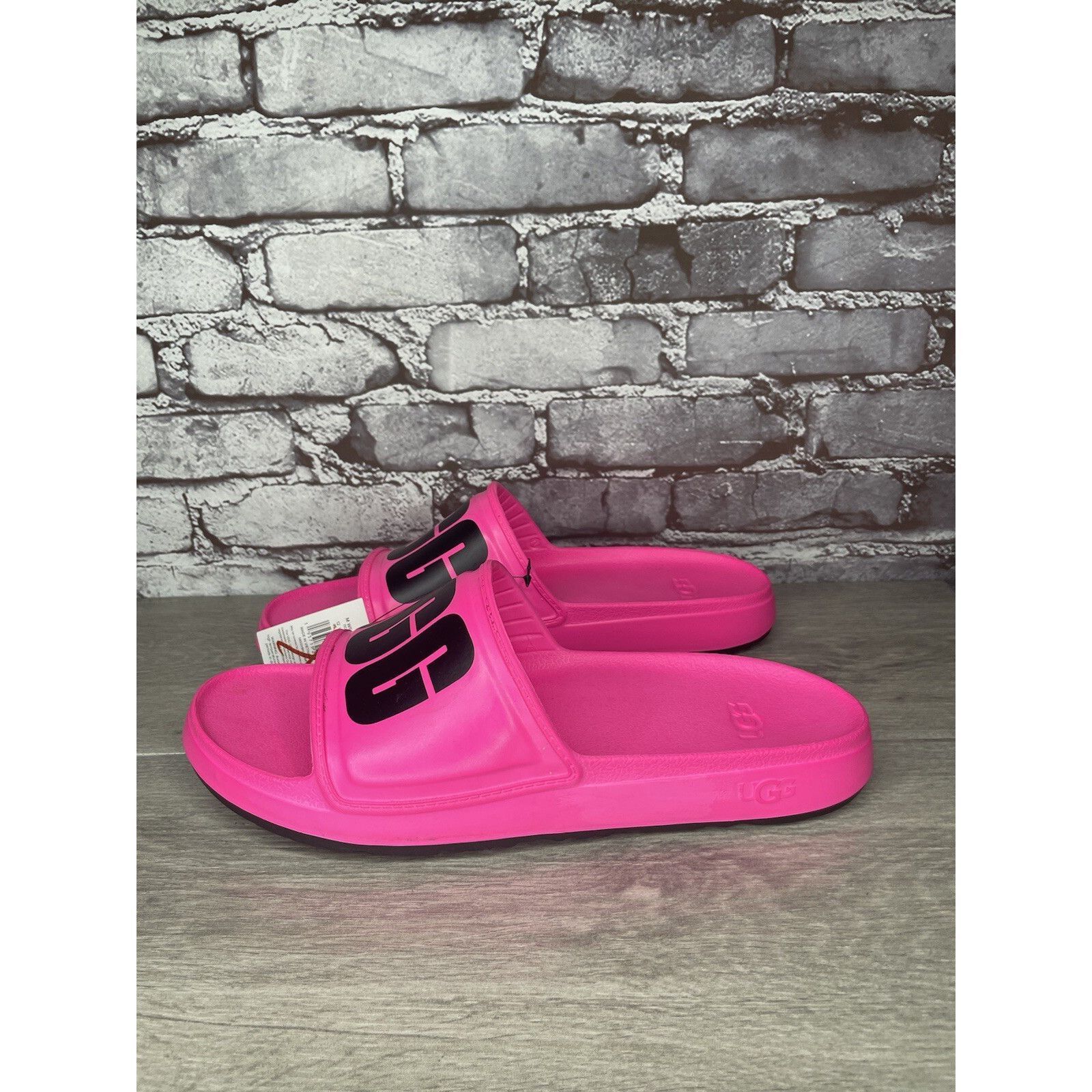 Ugg UGG WILCOX SLIDE Pink Rubber Light Waterproof Sport Sandals Size US 12 / EU 45 - 3 Thumbnail