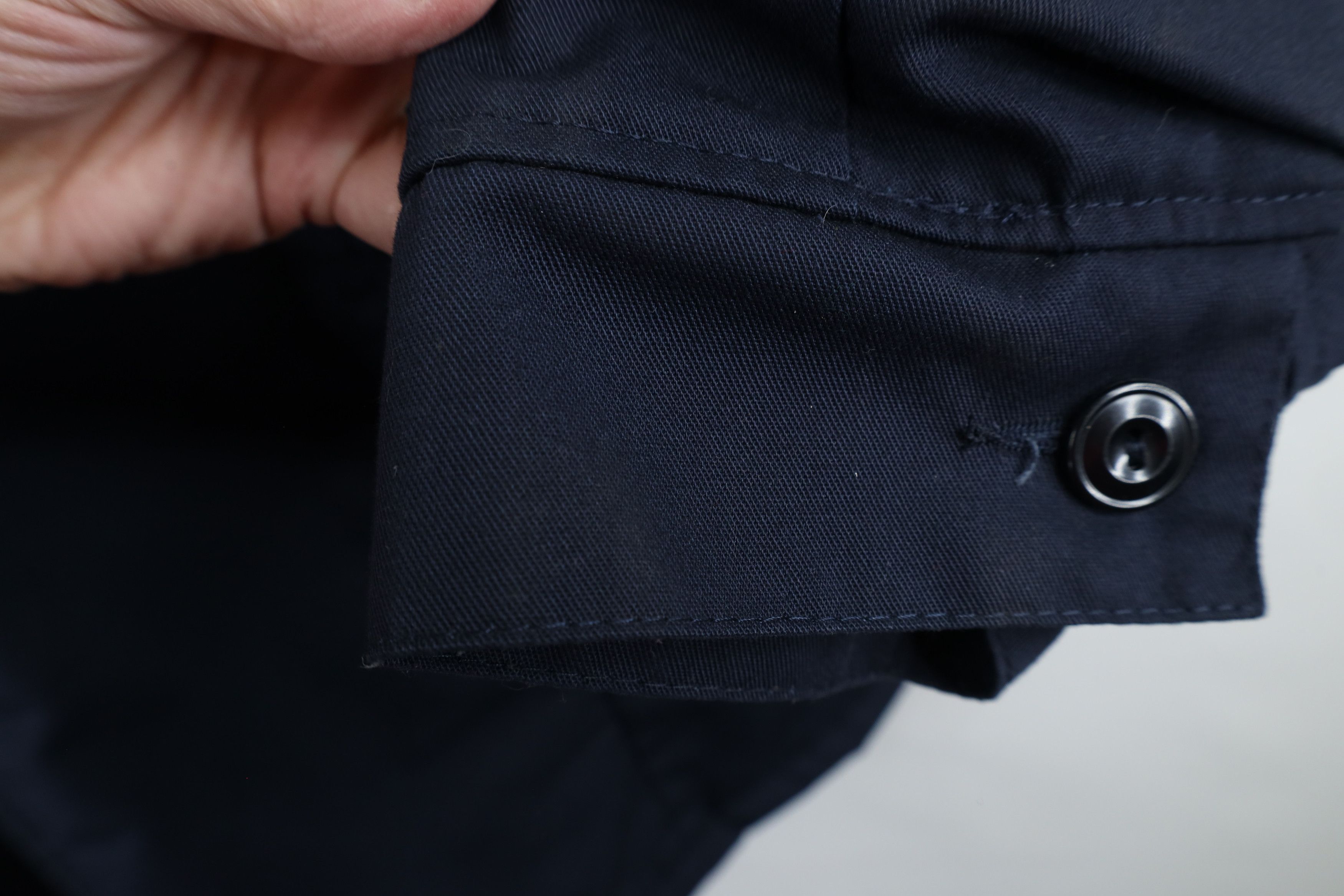 Vintage Vintage 90s Streetwear Workwear Mechanic Jacket Navy Blue Size US XL / EU 56 / 4 - 6 Thumbnail