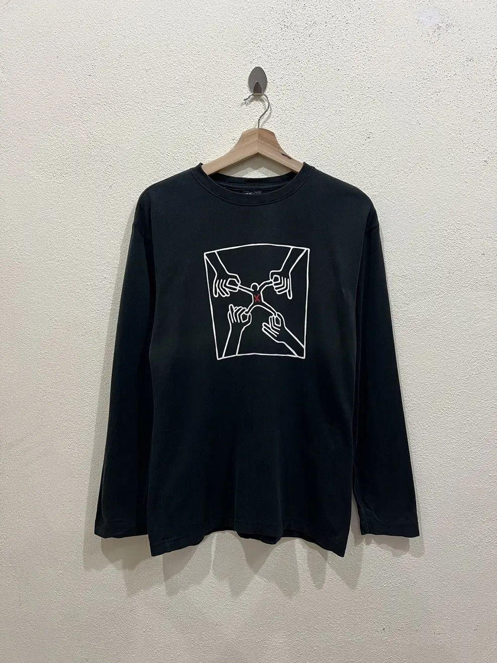 Keith Haring Keith Haring Long Sleeve Tshirt Size US S / EU 44-46 / 1 - 2 Thumbnail
