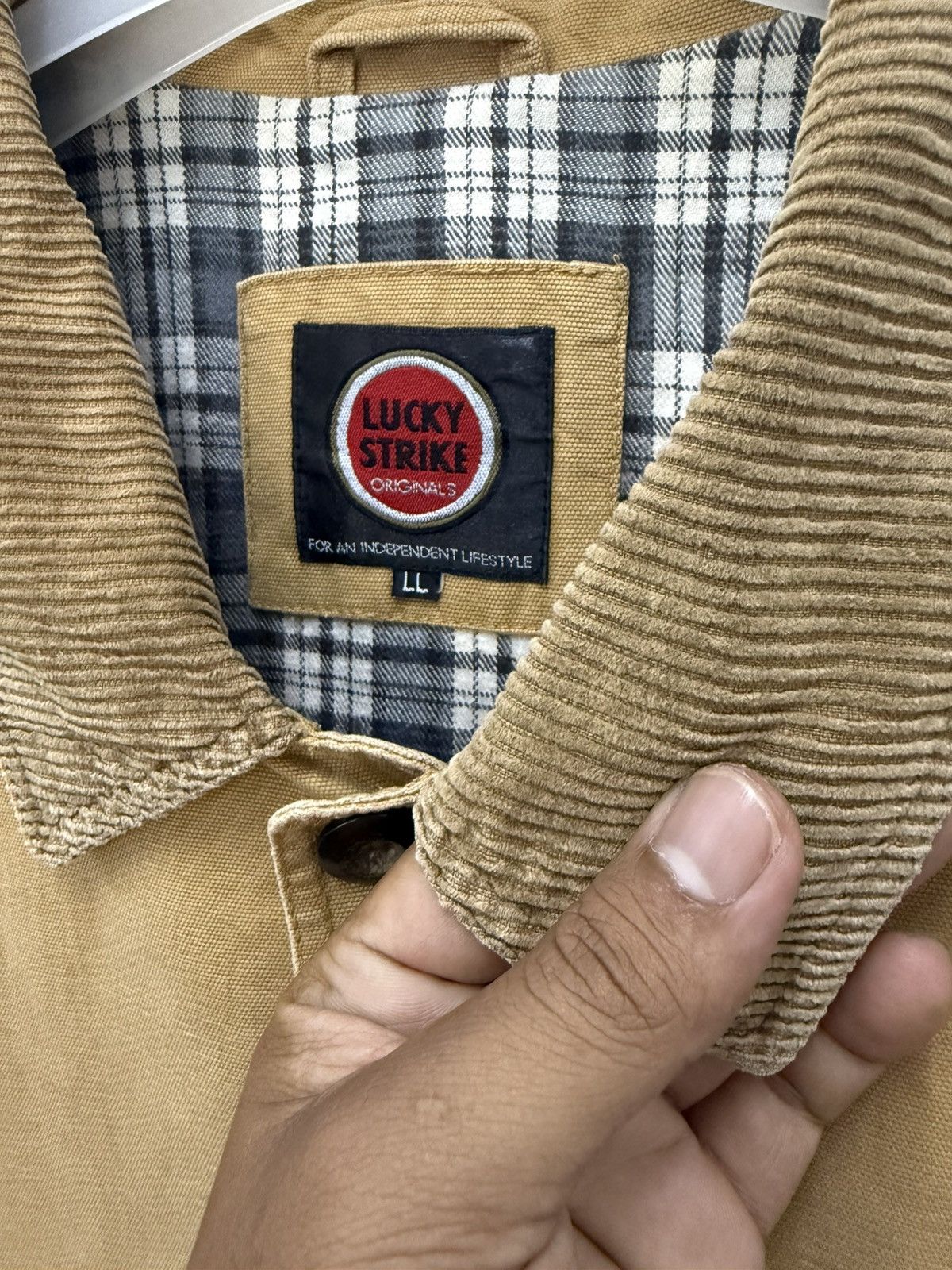 Other 🔥 Vintage Lucky Strike Duck Canvas Chore Jacket - LL Size US XL / EU 56 / 4 - 6 Thumbnail