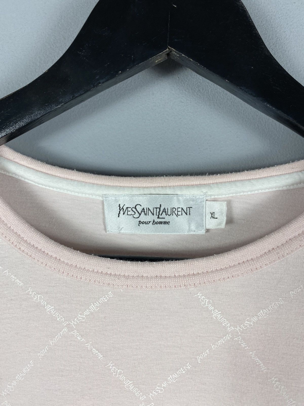 Vintage × Yves Saint Laurent Yves Saint Laurent vintage multilogo monogram Tshirt YSL tee Size US XL / EU 56 / 4 - 4 Thumbnail