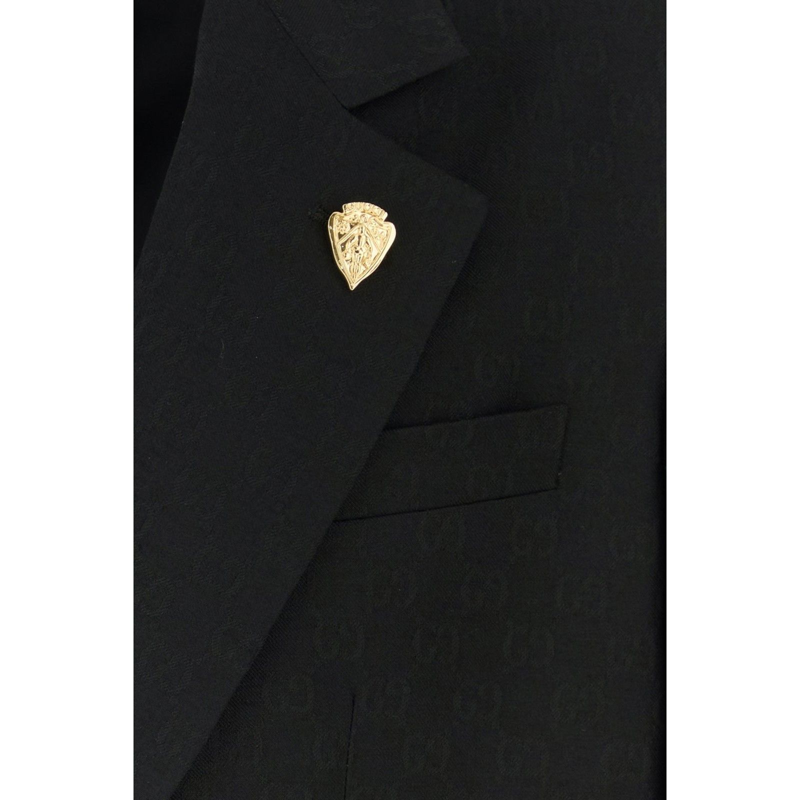 Gucci GUCCI Black Polyester Blend Blazer New & Authentic (Men's si Size US L / EU 52-54 / 3 - 3 Thumbnail