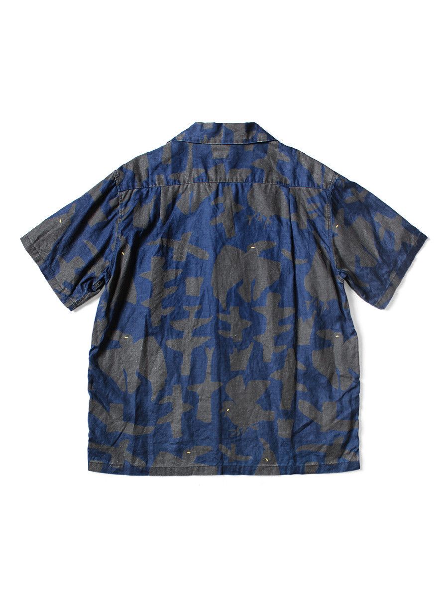 Kapital kapital French Cross Linen GUIDING LIGHT Crow Aloha Shirt Size US XL / EU 56 / 4 - 2 Thumbnail
