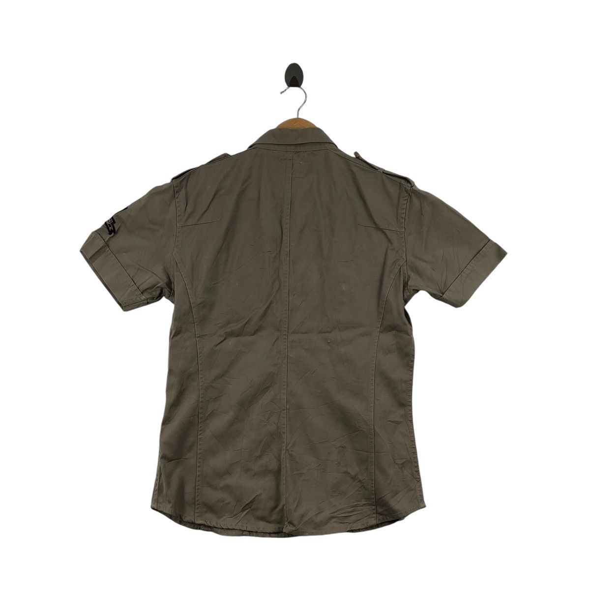 Japanese Brand Vintage NICOLE CLUB For Men Military Shirt Boy Scout Size US M / EU 48-50 / 2 - 4 Thumbnail