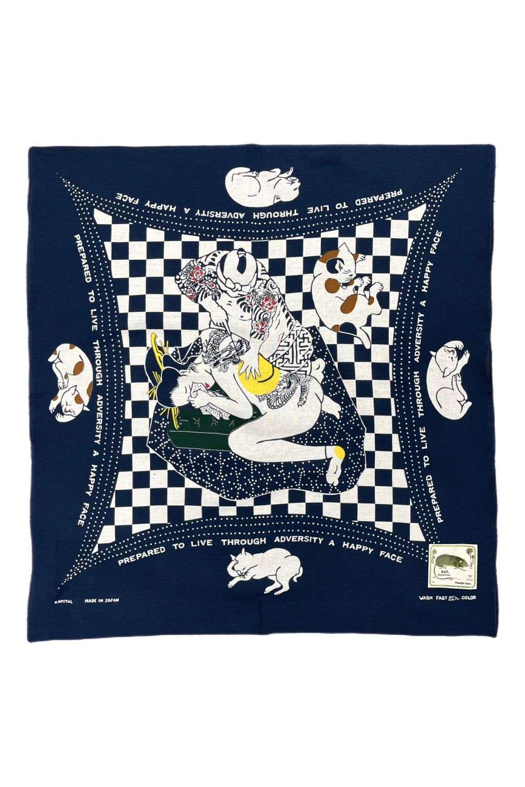 Kapital KAPITAL Banada Handkercheif - NO WOMAN NO CRY Size ONE SIZE - 1 Thumbnail