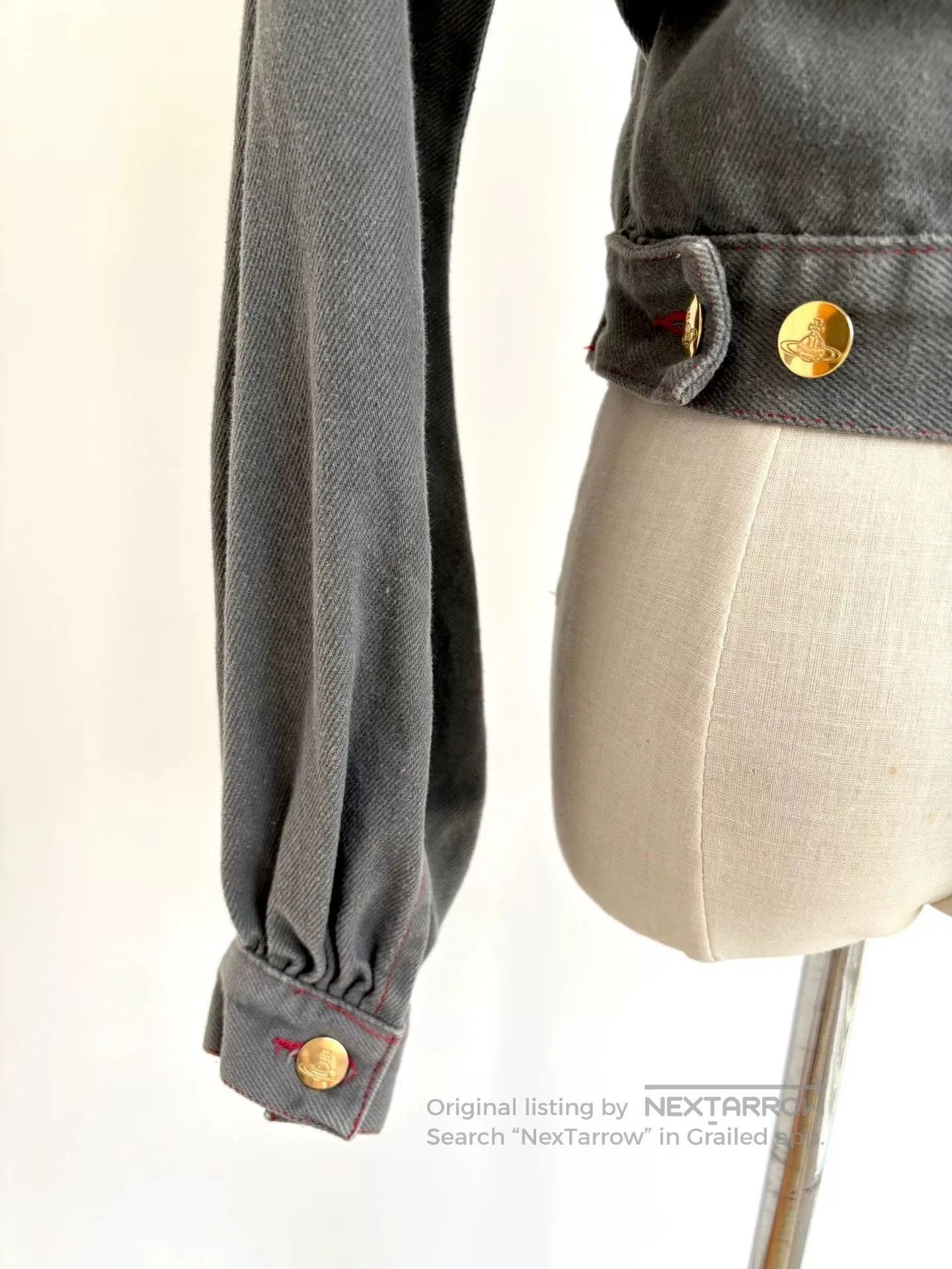 Vivienne Westwood rare vivienne westwood vintage gray denim jacket. Size M / US 6-8 / IT 42-44 - 4 Thumbnail