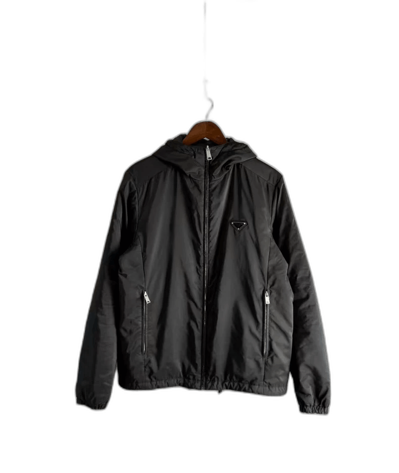 Prada Prada Black Reversible Zip-Up Cotton Jacket-yf Size US L / EU 52-54 / 3 - 1 Thumbnail