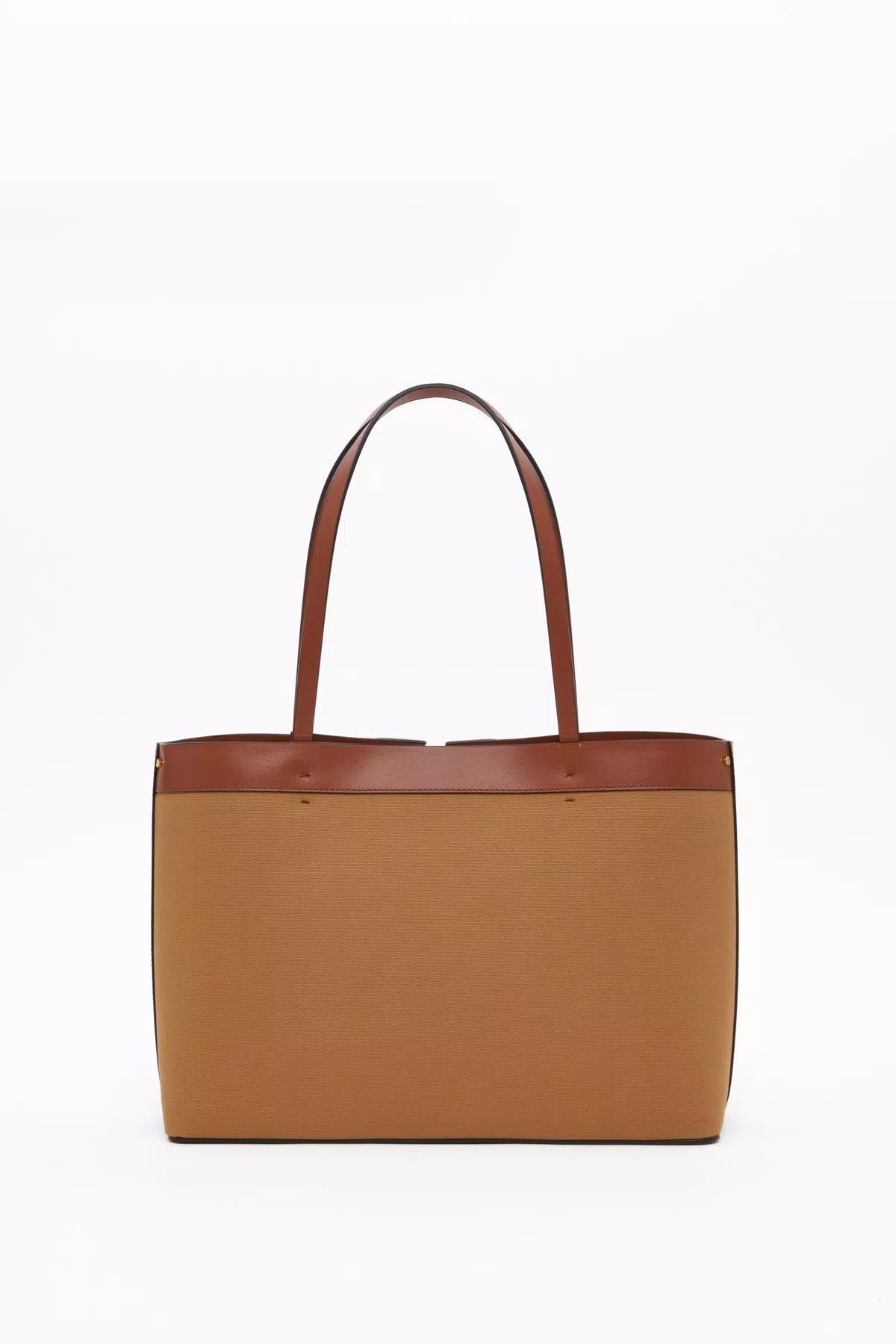 Valentino oc11z0725 Size:OS/Canvas And Calfskin Shopping Bag in Brown Size ONE SIZE - 3 Thumbnail