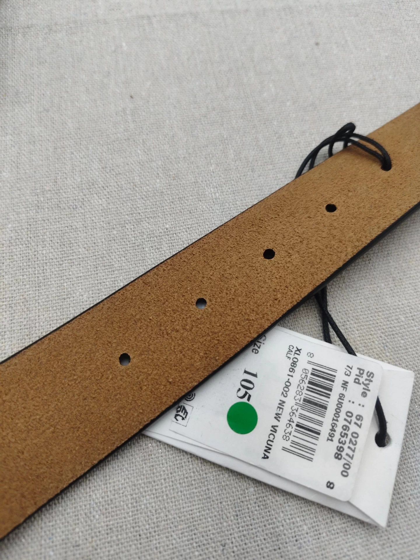 Salvatore Ferragamo Ferragamo Gold Buckle Distressed Brown Belt Size ONE SIZE - 5 Thumbnail