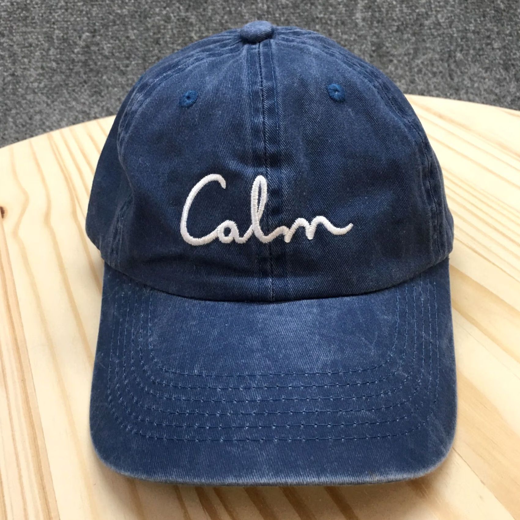 Port Authority Port Authority Baseball Hat Womens Blue OS Curved Brim Embroidered Logo Calm Size ONE SIZE - 2 Thumbnail