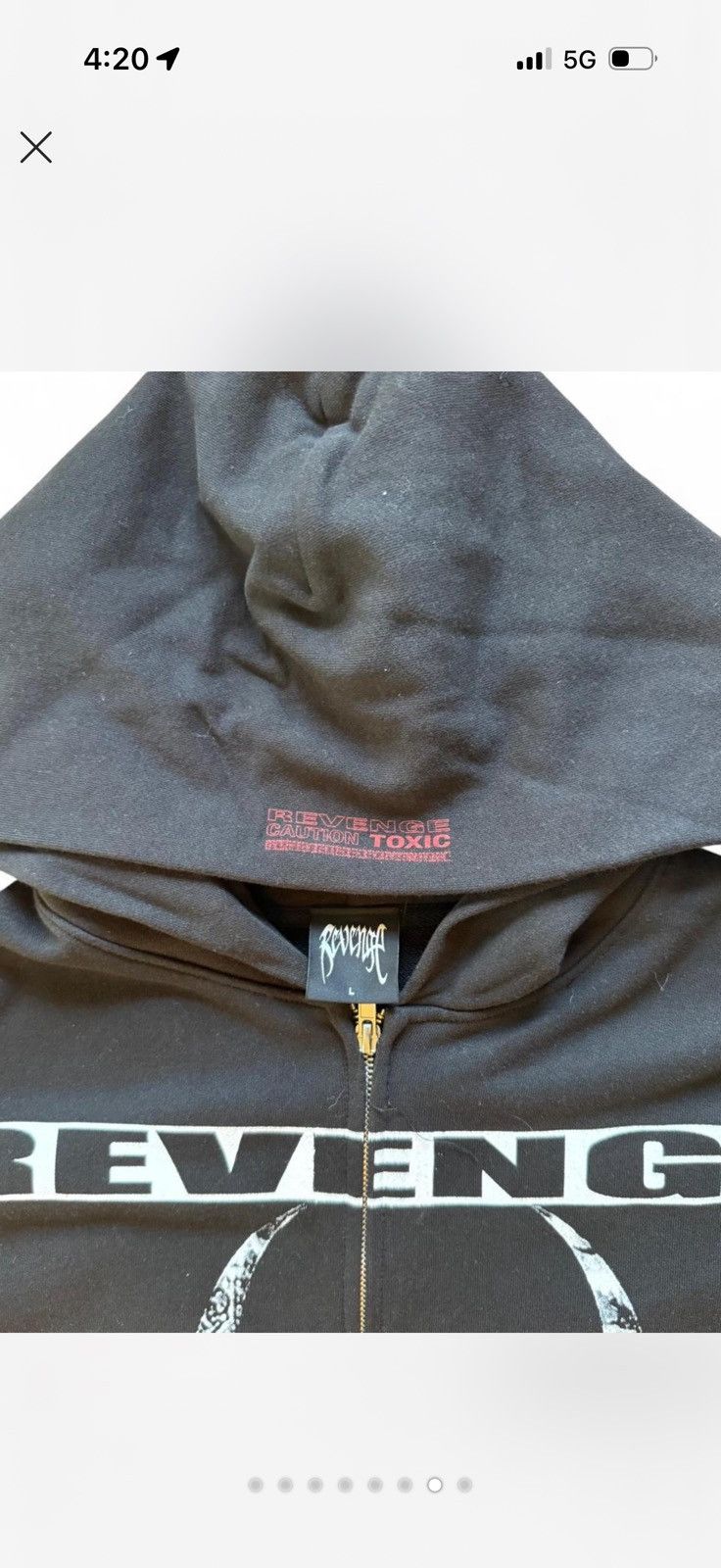 Revenge Revenge Toxic Zip Black Size US L / EU 52-54 / 3 - 7 Thumbnail