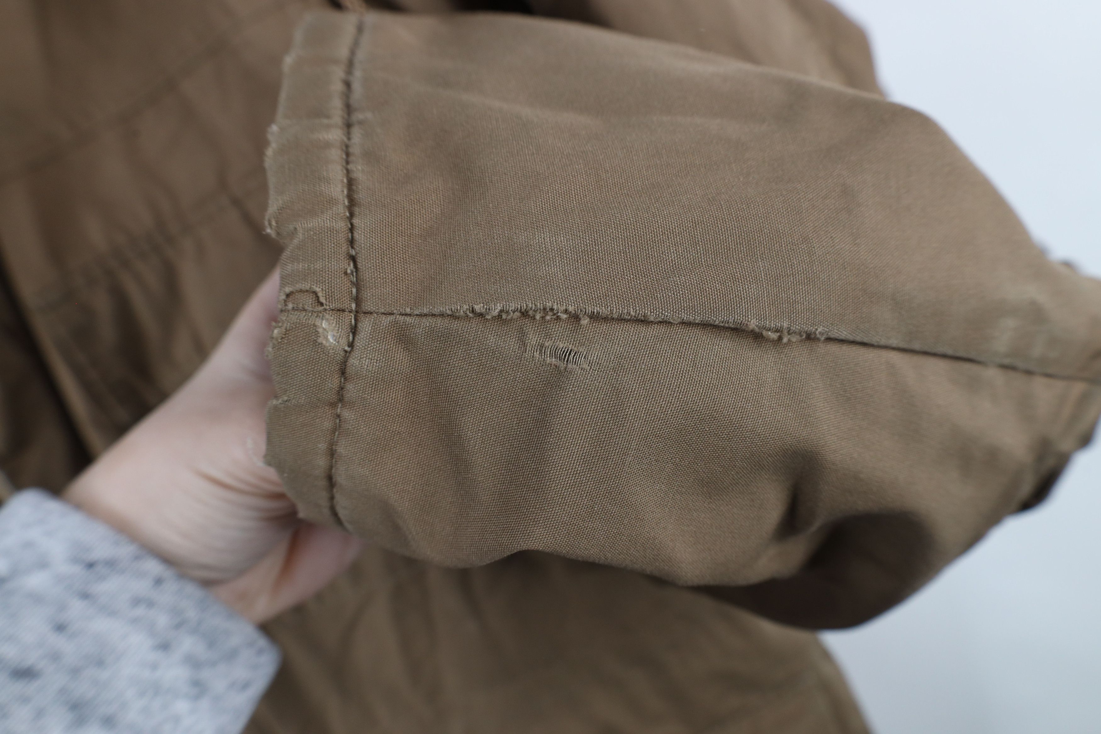 Vintage Vintage 80s 90s Streetwear Faded Quilted Hooded Parka Jacket Size US L / EU 52-54 / 3 - 6 Thumbnail