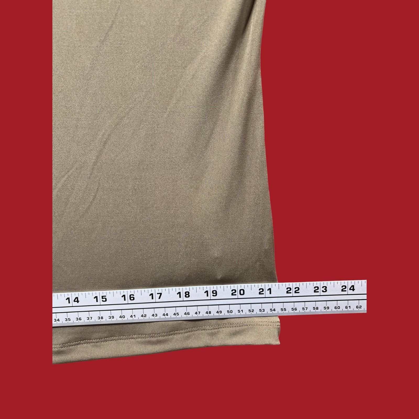 Other Liz Claiborne - Women's V-Neck Cold Shoulder Blouse - Olive Size L / US 10 / IT 46 - 5 Thumbnail