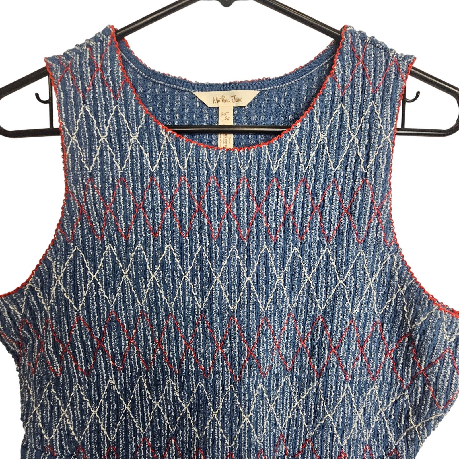 Matisse Matilda Jane Enchanted Garden Roxie Striped Smocked Tank S Size S / US 4 / IT 40 - 3 Thumbnail