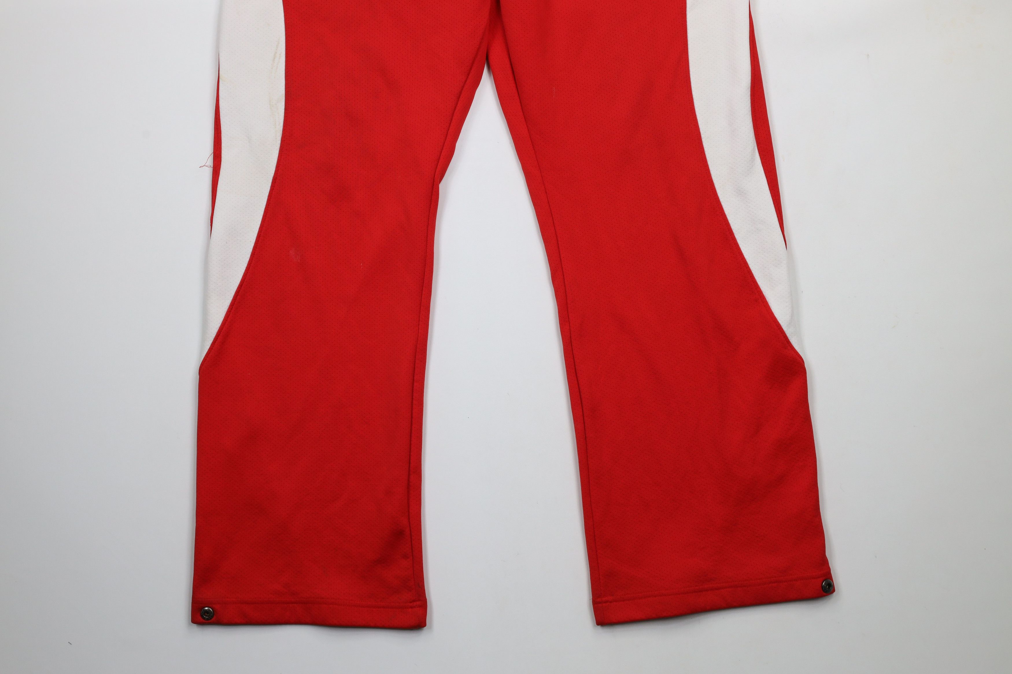 Nike × Vintage Vintage Nike Travis Scott Mini Swoosh Wide Leg Sweatpants Size 36 - 4 Thumbnail