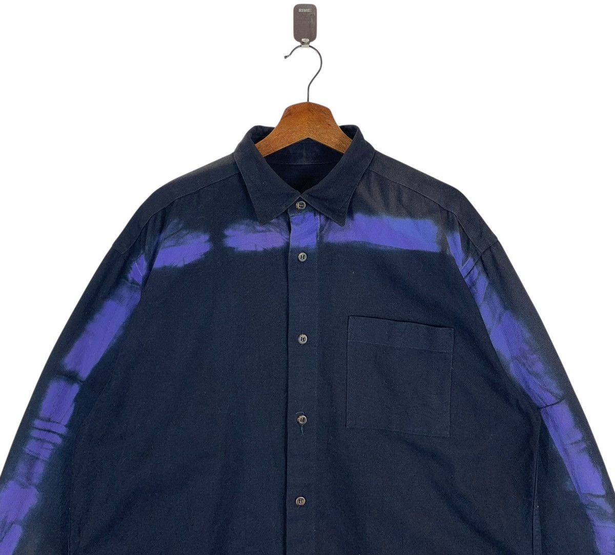 Issey Miyake VINTAGE IM MIYAKE DESIGN STUDIO HAMILTON COTTON DENIM SHIRTS Size US L / EU 52-54 / 3 - 4 Thumbnail