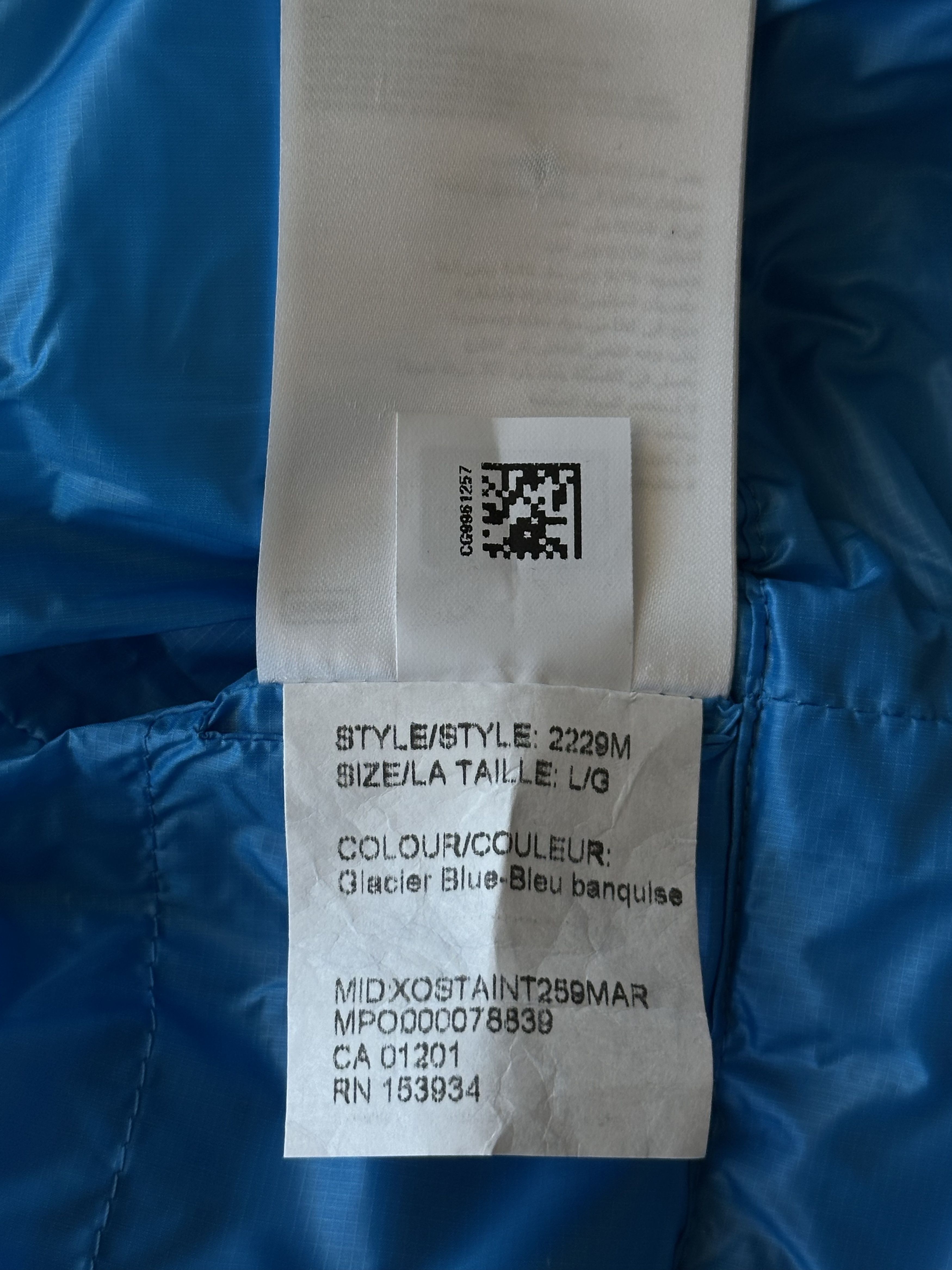 Canada Goose Canada Goose Glaicer Blue Crofton Men's Vest Size US L / EU 52-54 / 3 - 6 Thumbnail