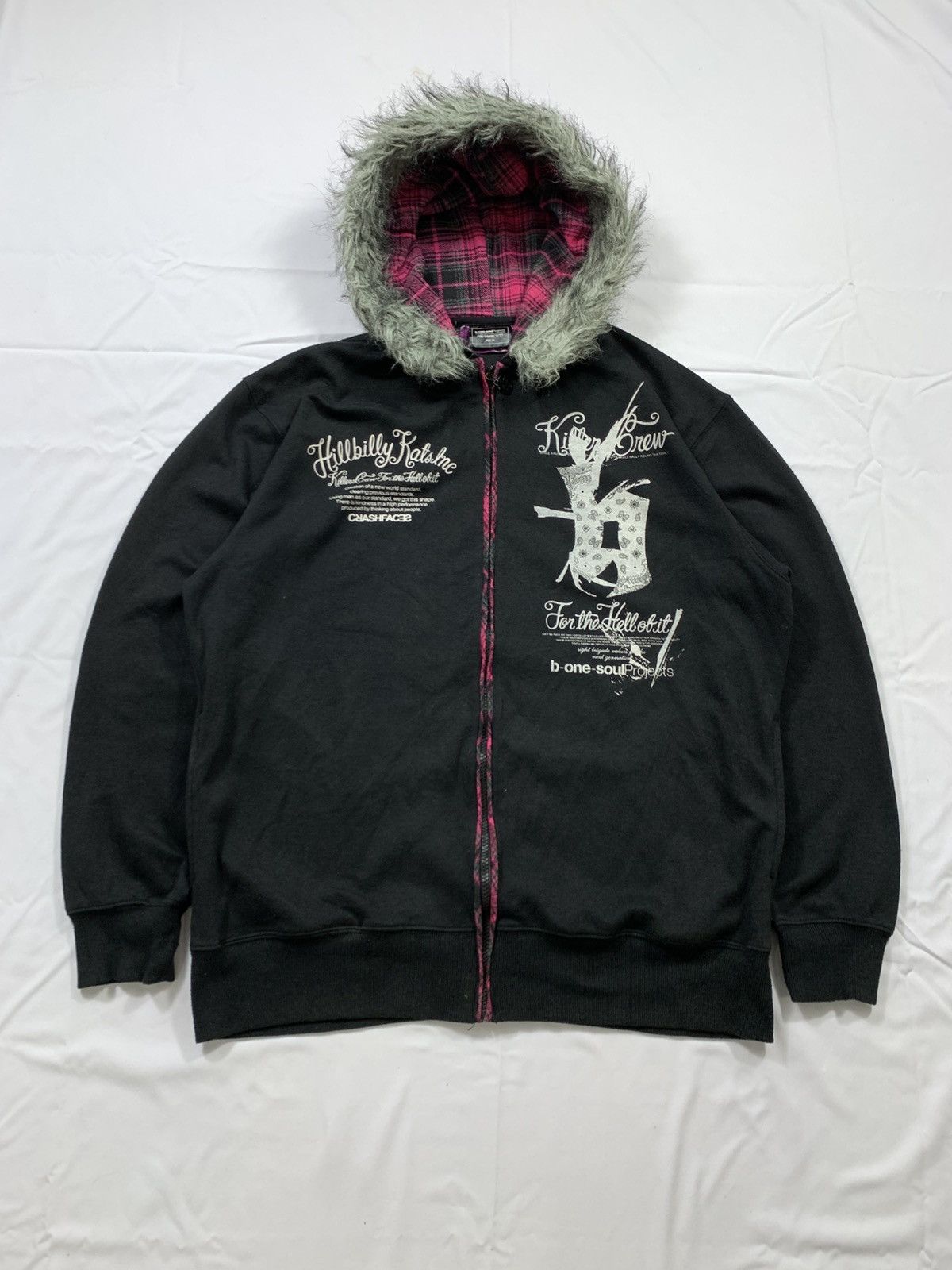 If Six Was Nine Sick Fur zip hoodie punk B one soul japan Ifsix Lgb style Size US XL / EU 56 / 4 - 1 Thumbnail
