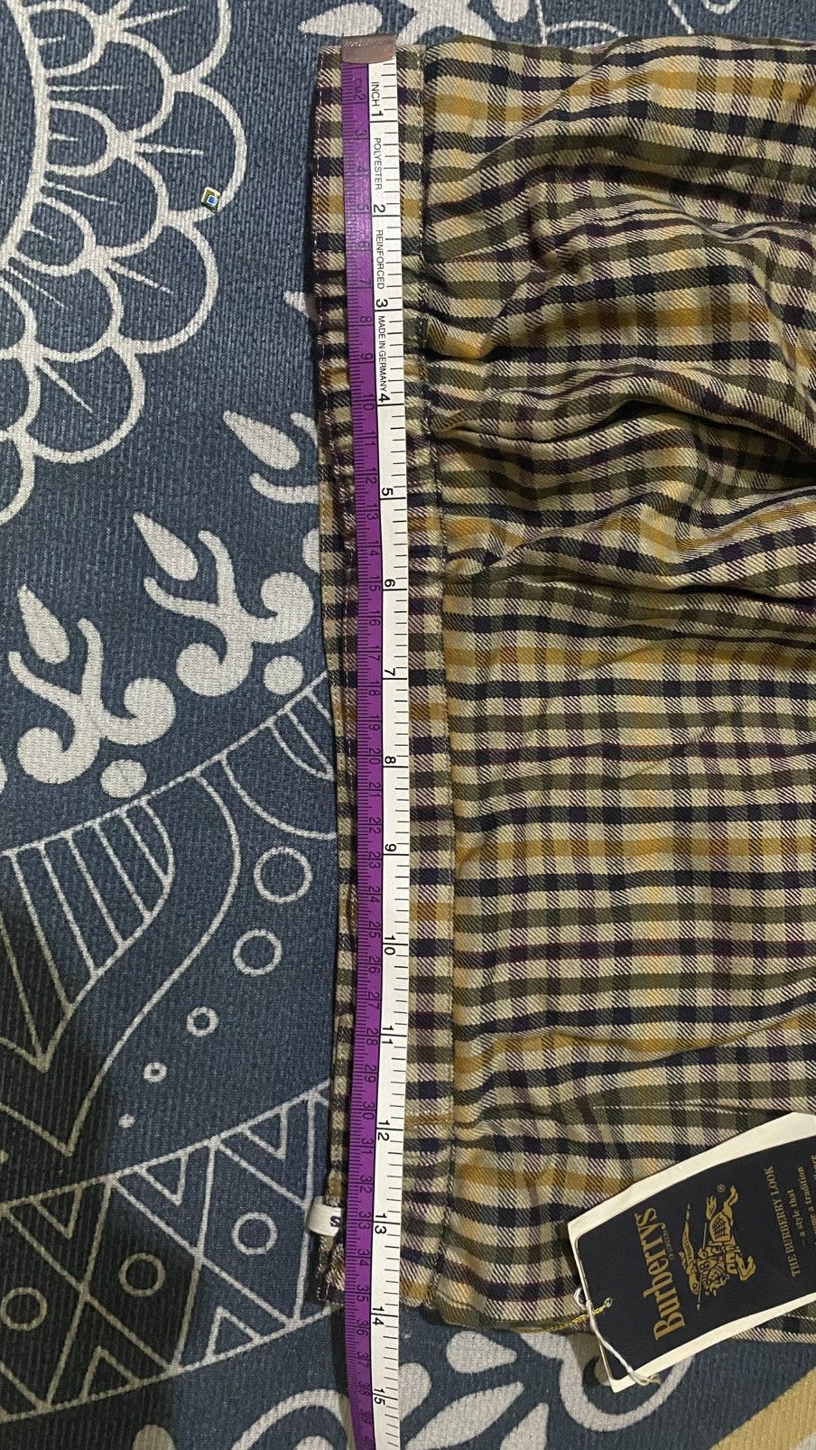 Burberry Prorsum Vintage Burberrys Midi Skirt Size 29" - 14 Thumbnail