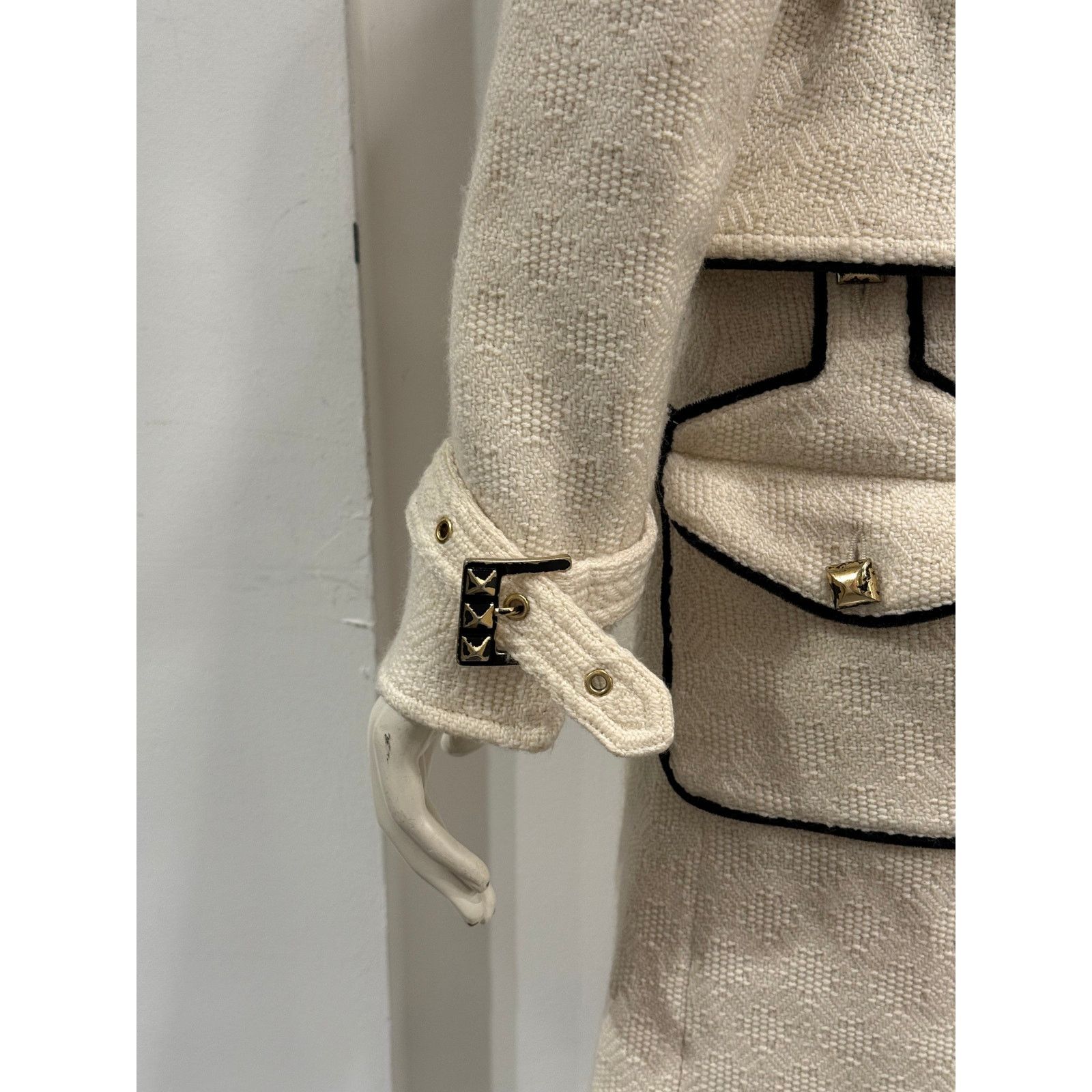Roberto Cavalli 2000s Roberto Cavalli tweed set jacket & skirt Size M / US 6-8 / IT 42-44 - 10 Thumbnail