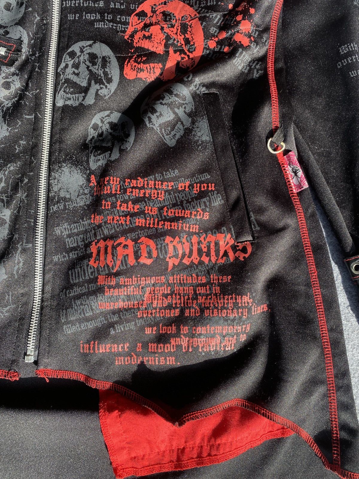 Issey Miyake Vintage mad punk gothic jacket Size M / US 6-8 / IT 42-44 - 9 Thumbnail