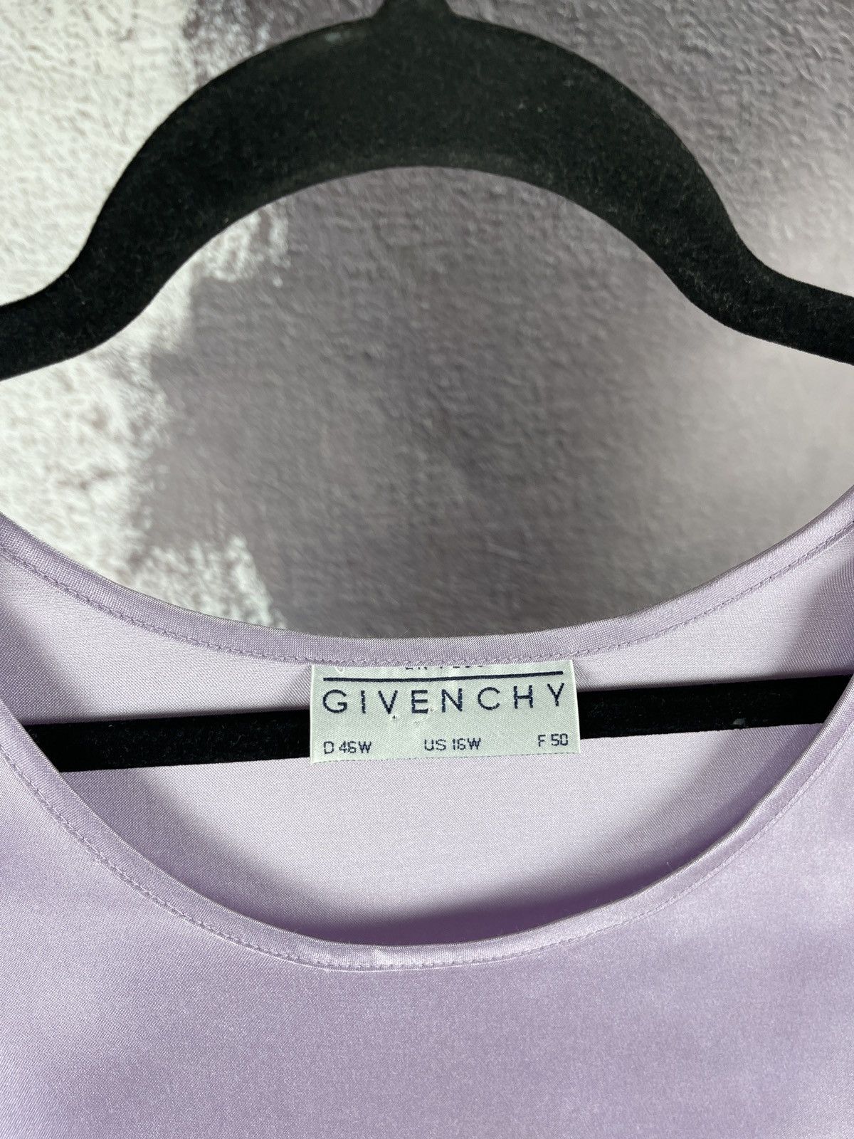 Givenchy GIVENCHY Women’s Top Blouse Purple Silver Shimmer Size US16W Size XXL / US 16-18 / IT 52-54 - 4 Thumbnail