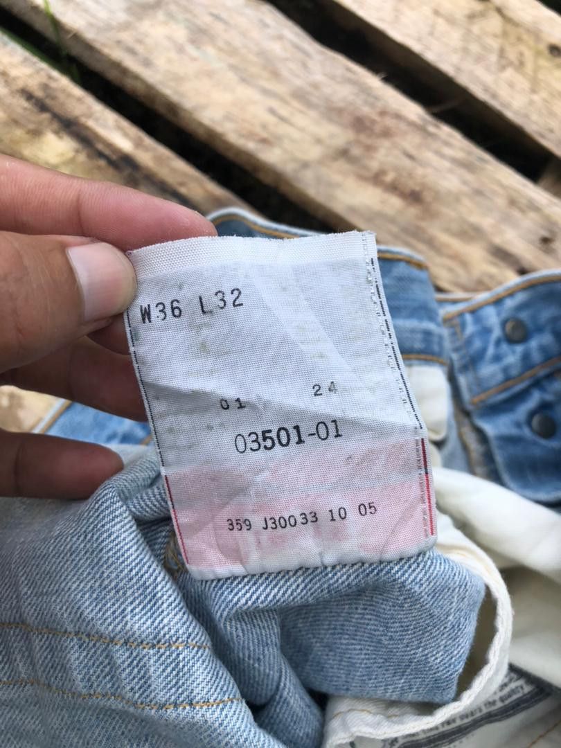 Levi's × Vintage Vintage 90s Levi's 501 Denim Jeans Distressed Size US 36 / EU 52 - 5 Thumbnail