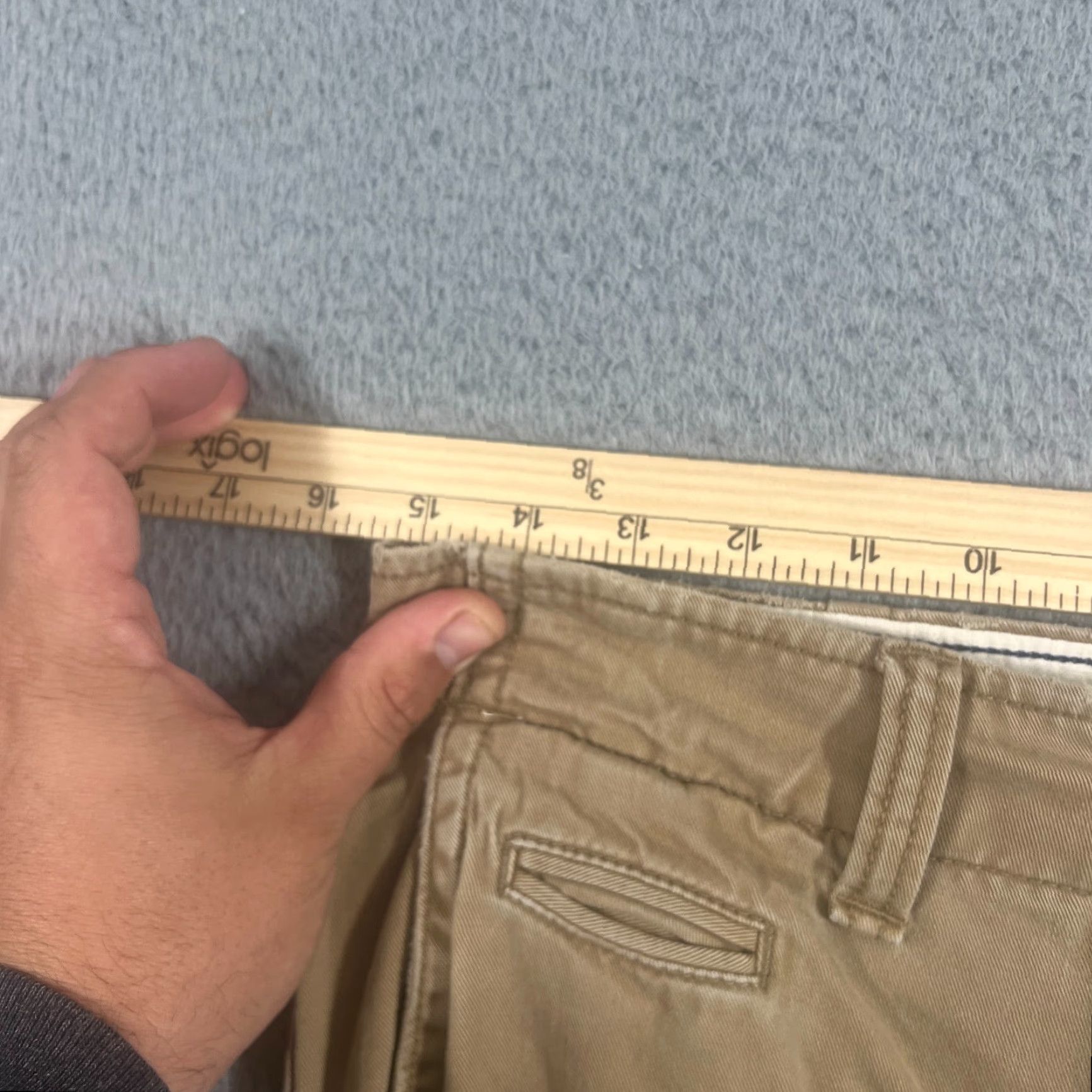American Eagle Outfitters AMERICAN EAGLE OUTFITTERS Chino Shorts Men's 28 Classic Fit Beige Preowned Size US 28 / EU 44 - 4 Thumbnail