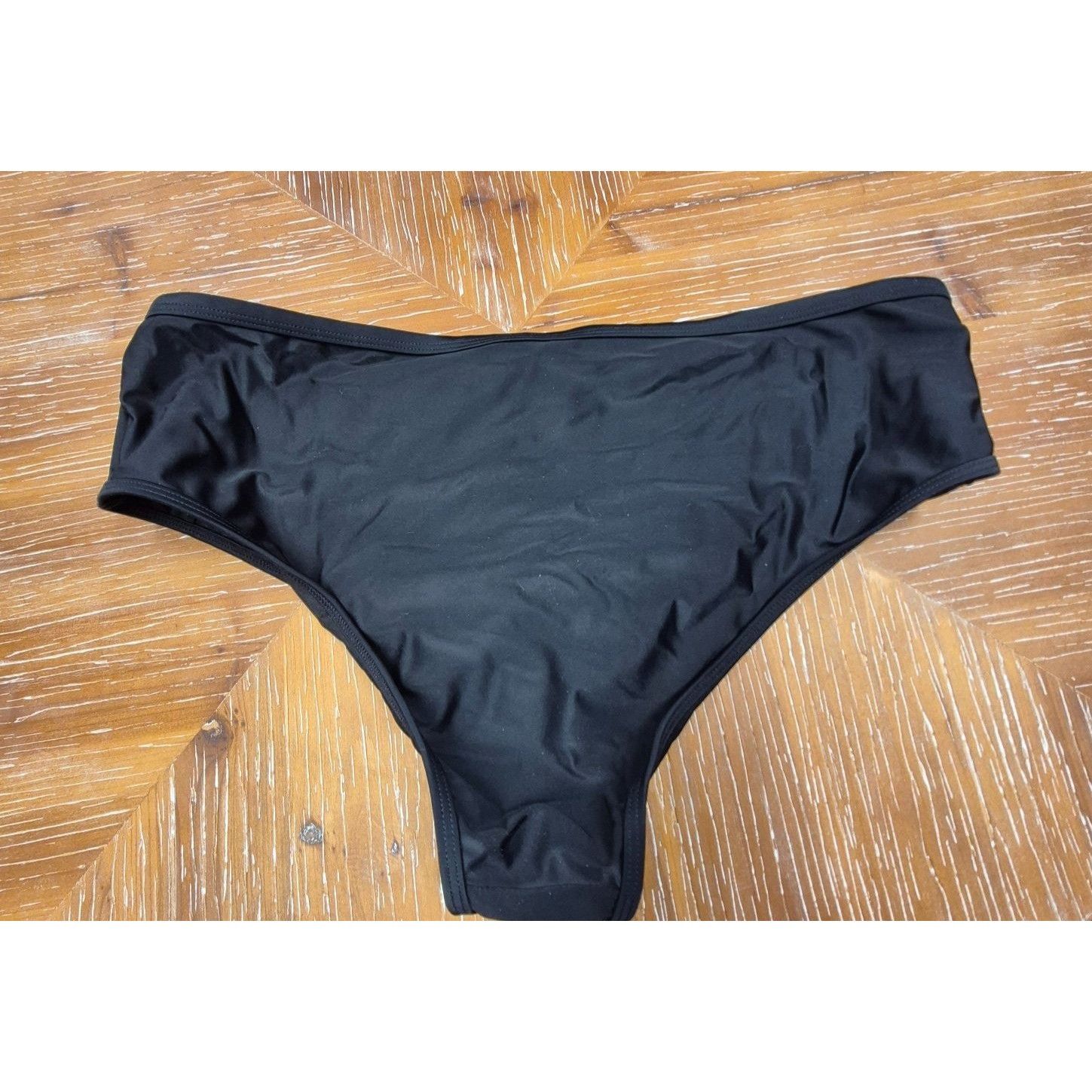 Other Black XXL Womens Lace Trim Bikini Bottoms Size ONE SIZE - 4 Thumbnail